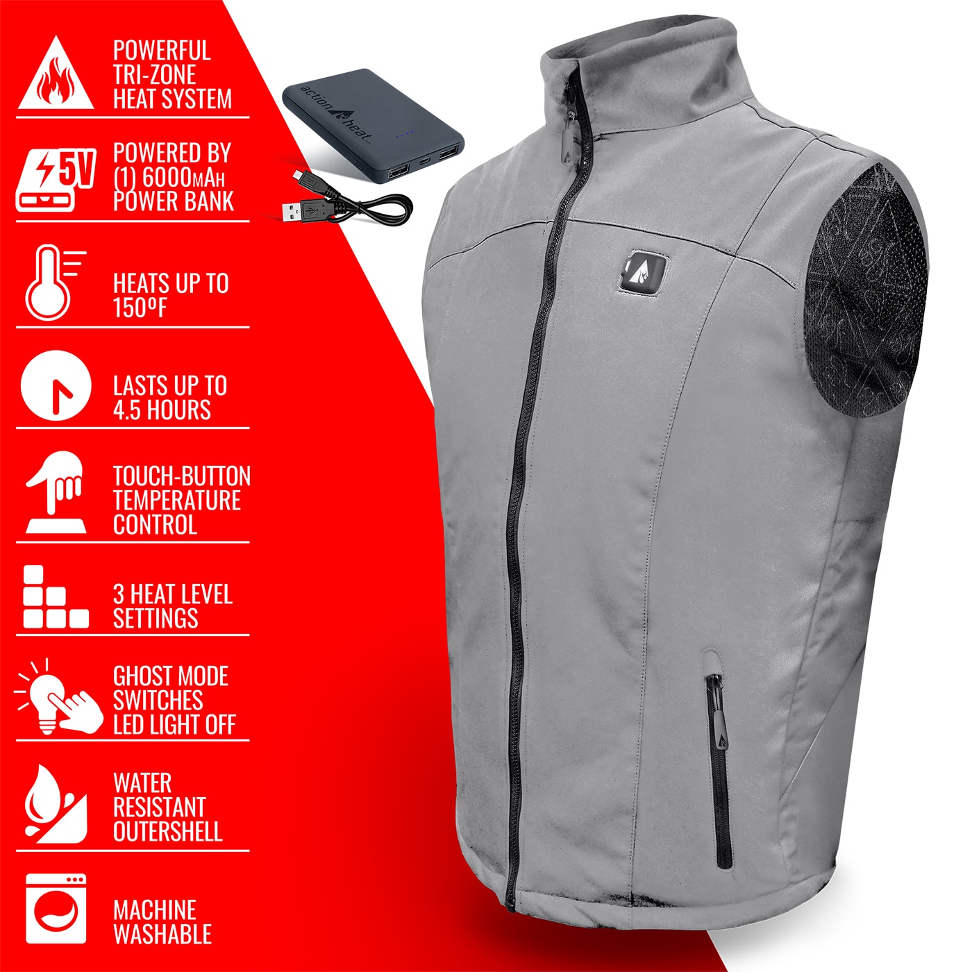 ActionHeat AH-VST-5V-M-G-S Jackets-Coats - View #8