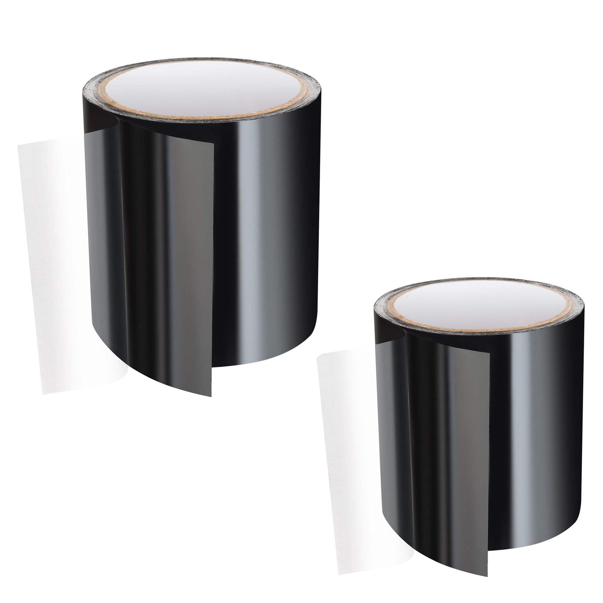 Numhew 4in W 2-Roll Weather-Resistant Black Waterproof Patch and Seal Tape