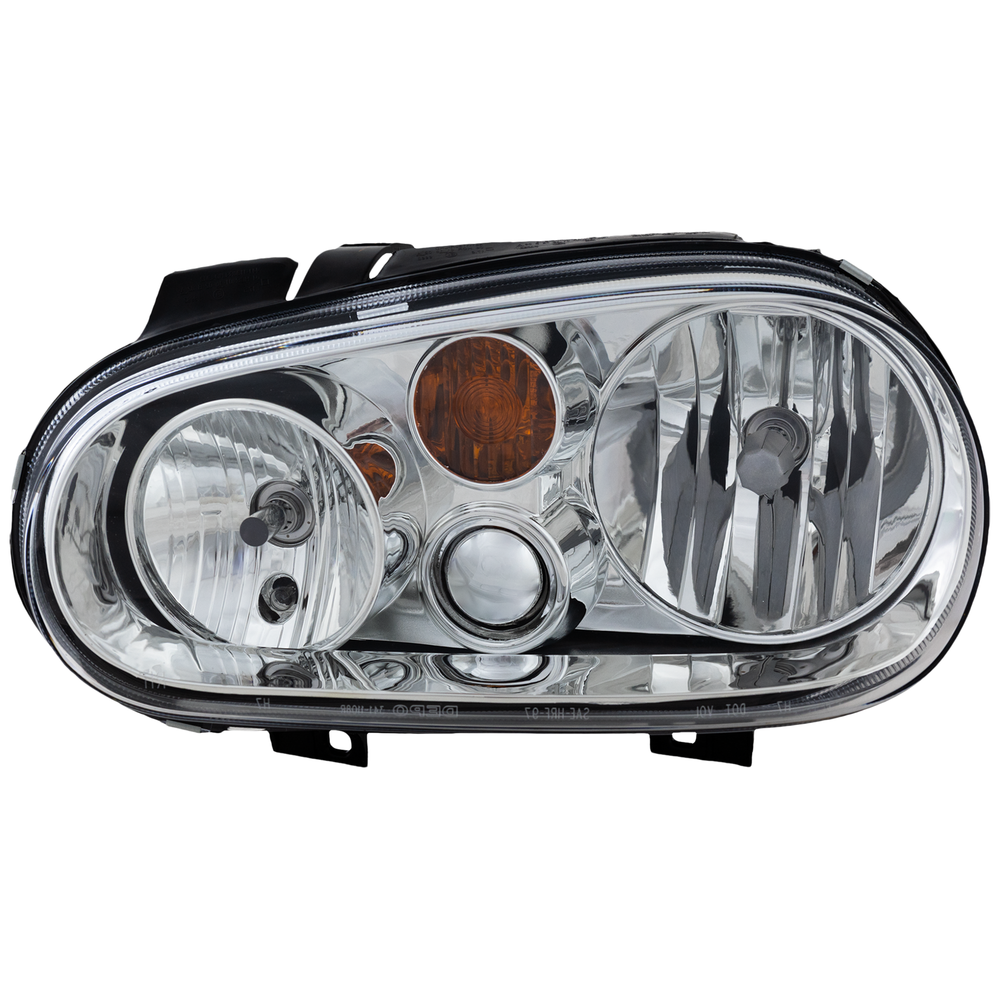 Garage-Pro JCWV100122GP Driver Side Headlight, With bulb(s), Halogen, Clear Lens, Without Fog Light