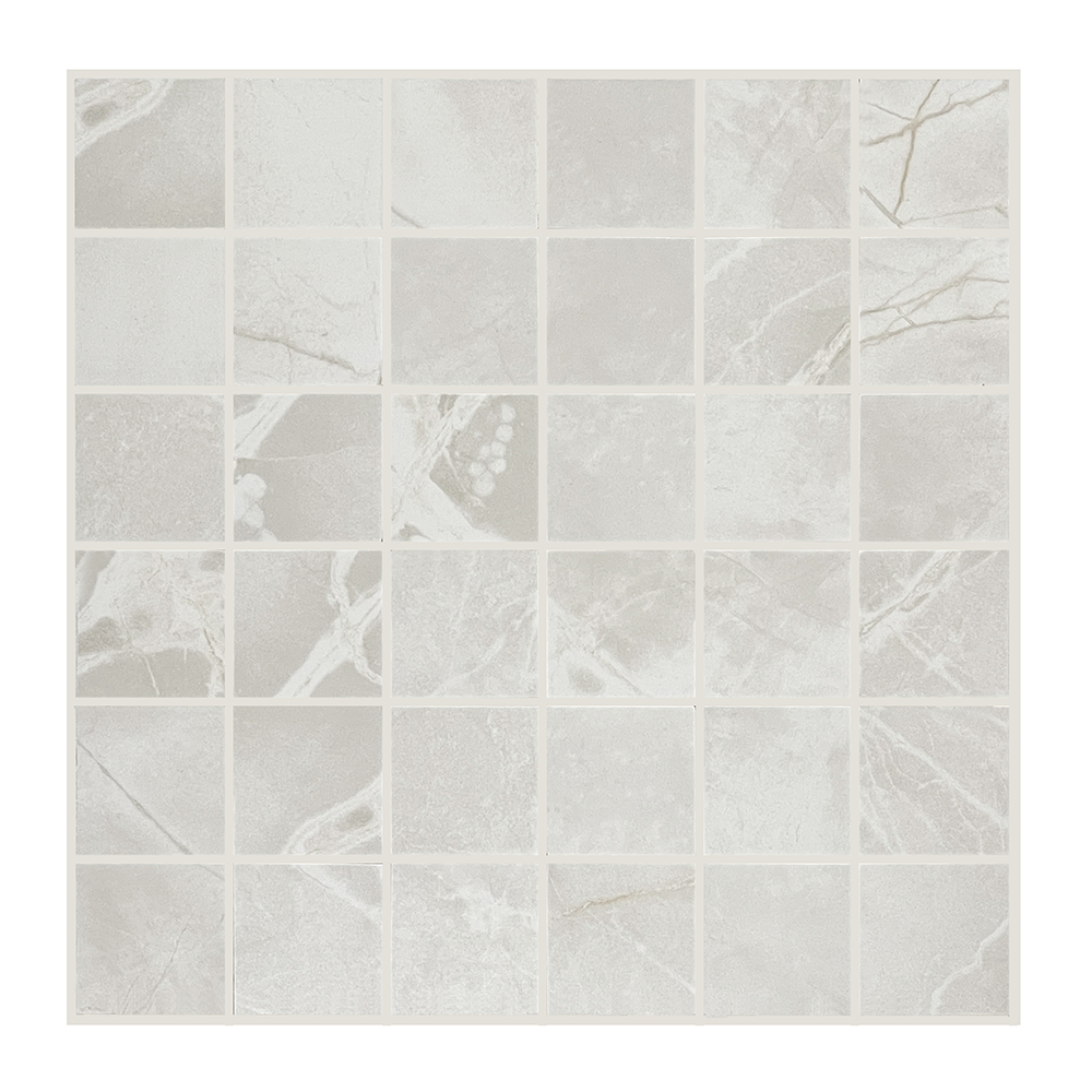 Origin 21 Lucca Chalk 12-in x 12-in Matte Porcelain Uniform Squares Marble  Look Floor and Wall Tile (0.95-sq. ft/ Piece) in the Tile department at