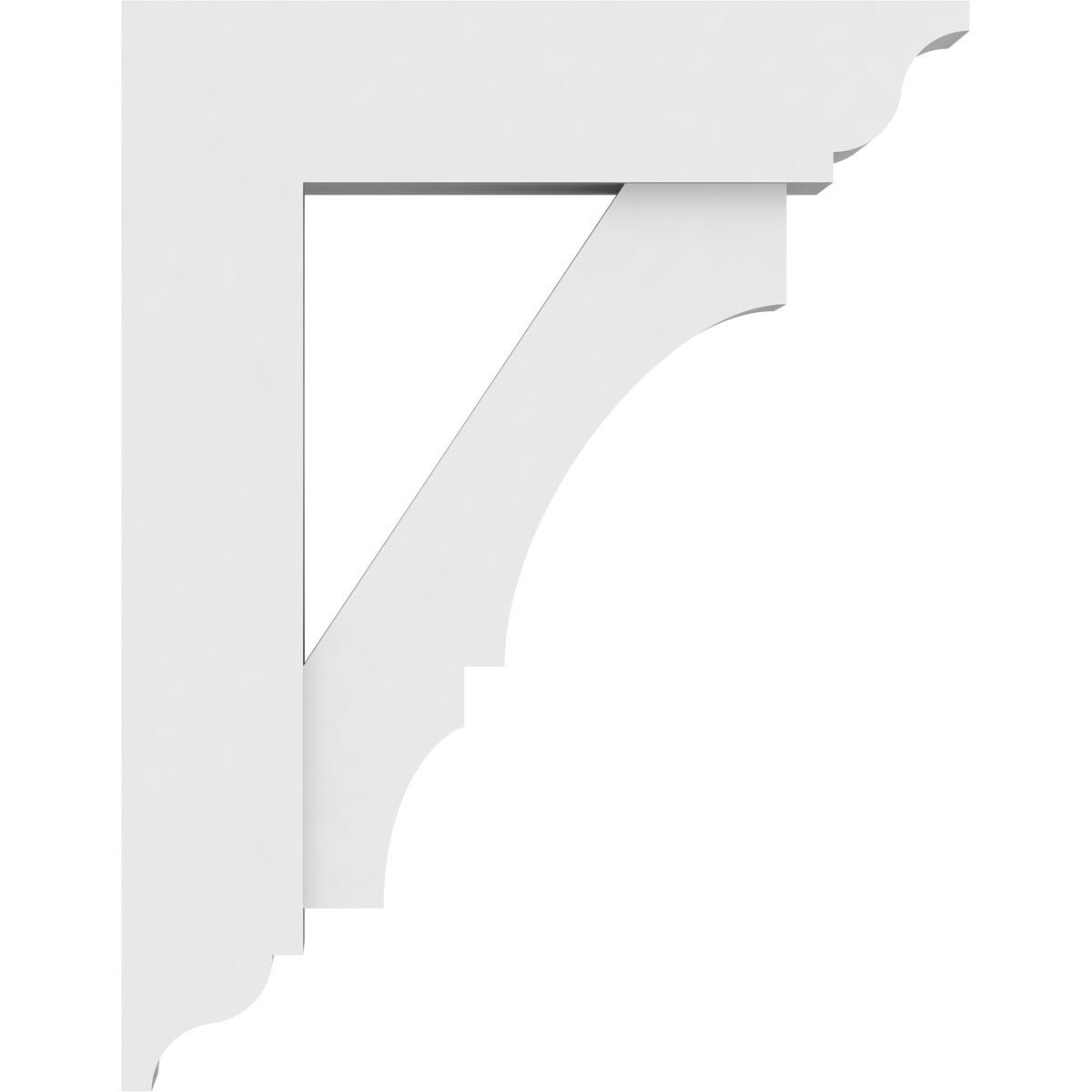 Ekena Millwork BKTP03X14X18BOA01 Exterior-Brackets-Braces - View #3
