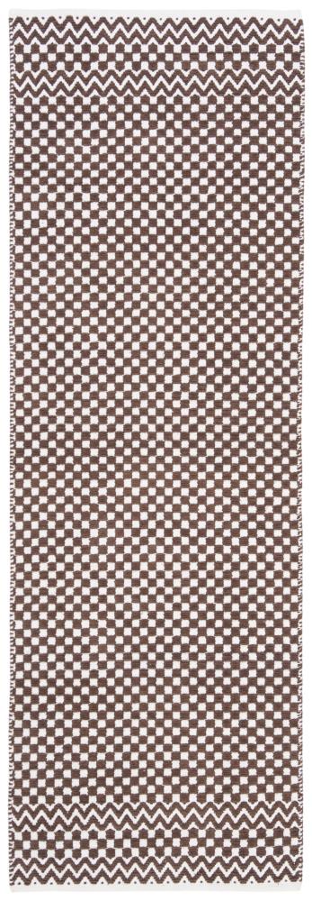 Safavieh BOS686T-27 Boston Tallis 2 x 7 (ft) Tufted Cotton Brown Rectangular Indoor Geometric Coastal Runner rug