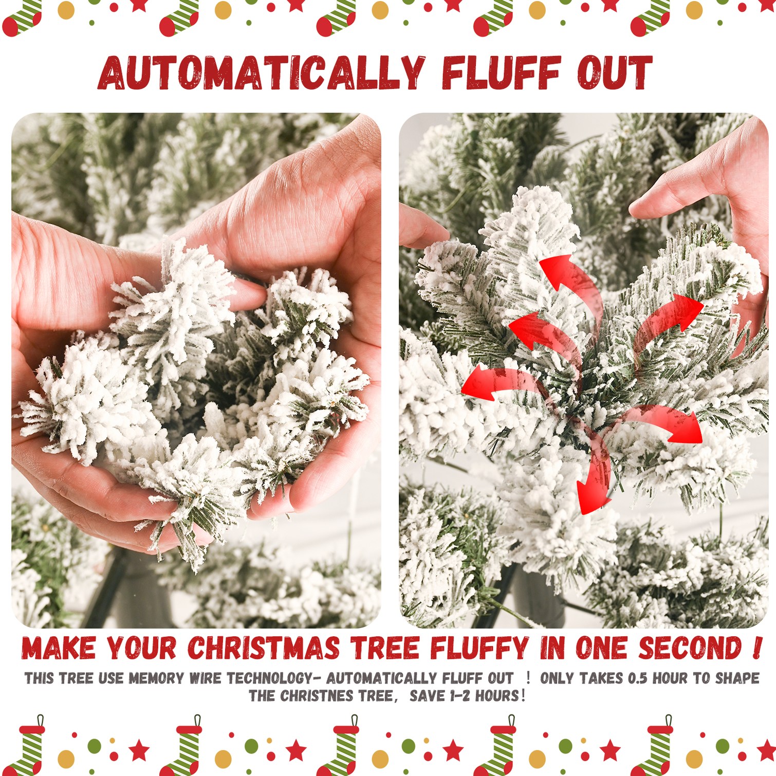 Tammesy QGUWGPID9X0V Artificial-Christmas-Trees - View #7