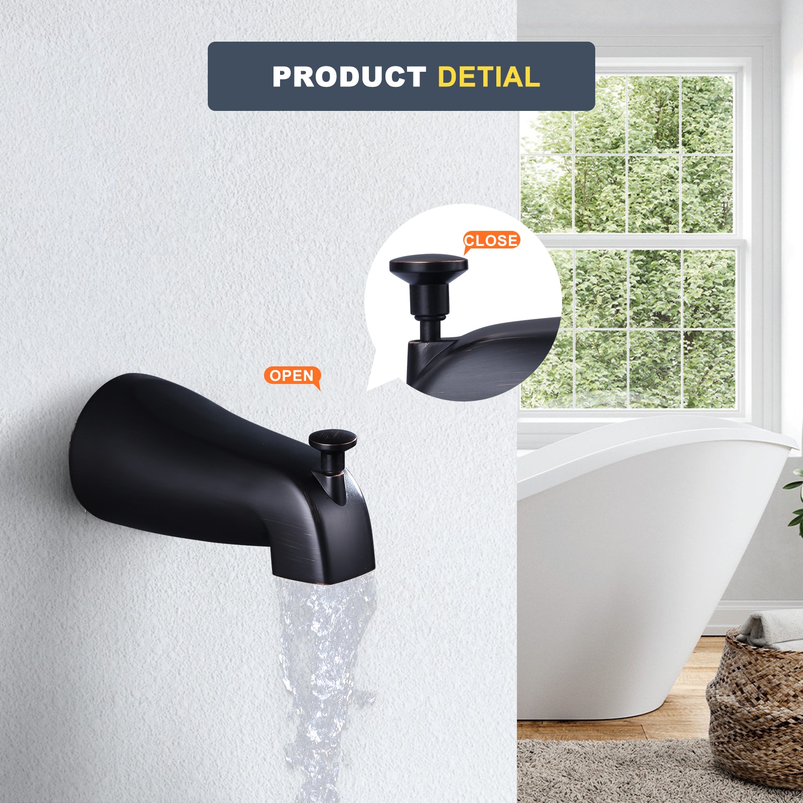 WOWOW 3090600RB Showerhead-Bar-Panels - View #4