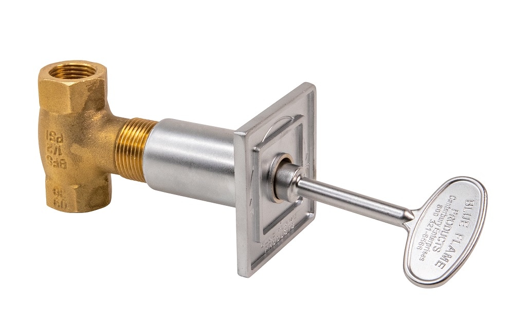BLUE FLAME BFS.06.SQ Valve Kits Satin Chrome Brass Controller