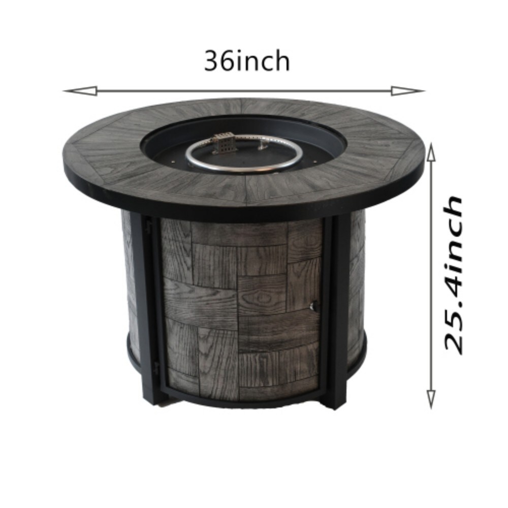Poly furniture W2734P194108 Outdoor-Gas-Firepits - View #3