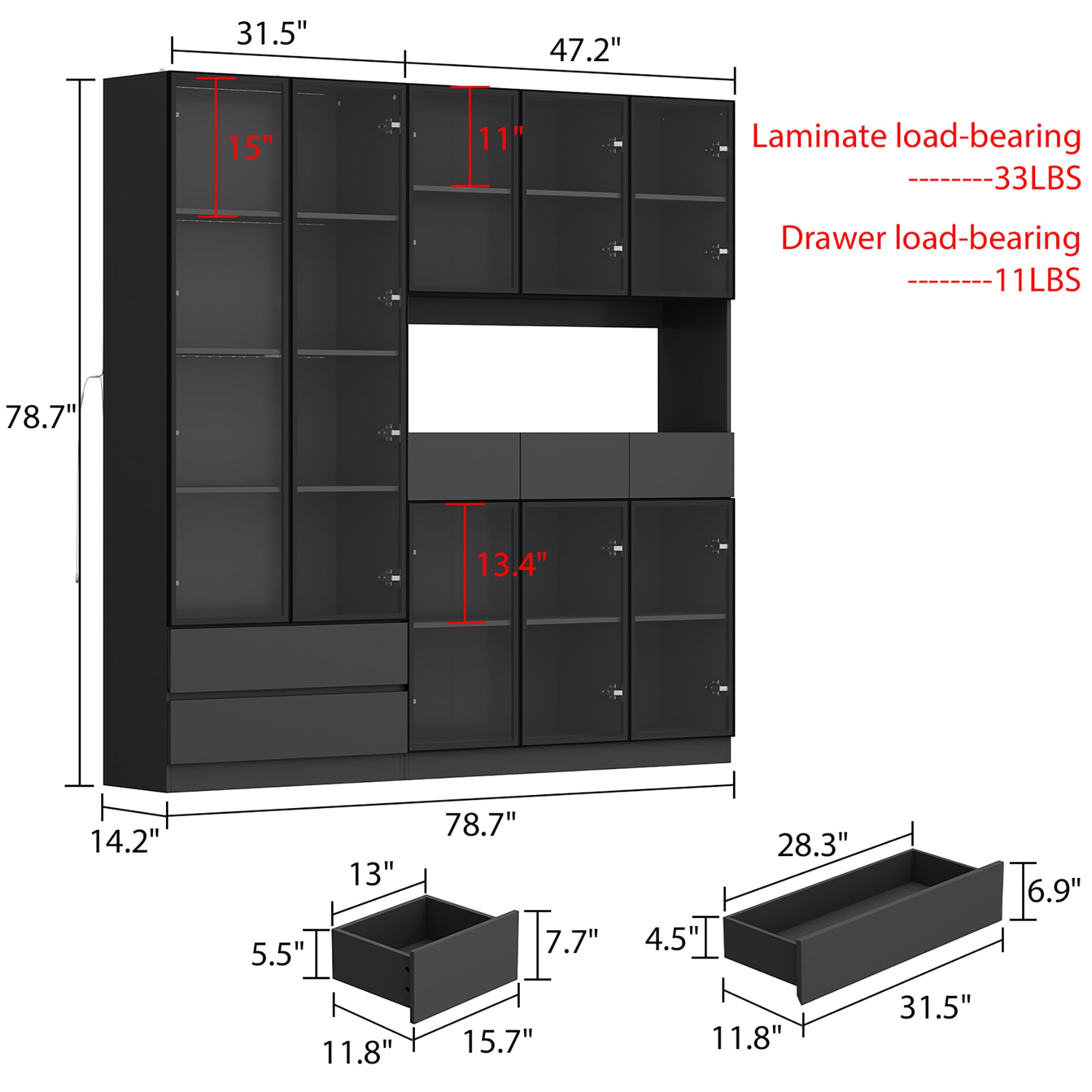 FUFU&GAGA JH0374+375 bookcases - View #16