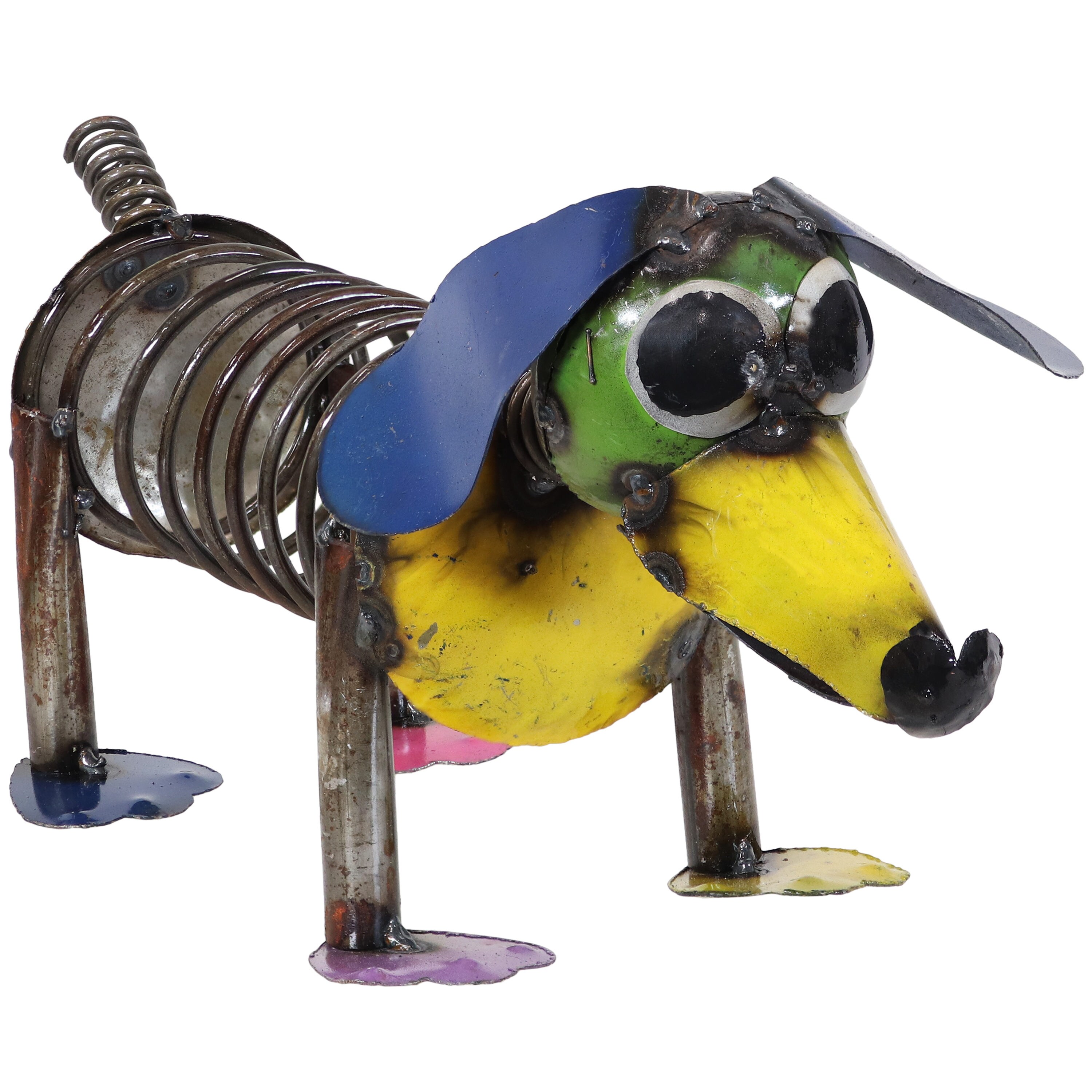 Sunnydaze Decor LCI-968 8.25-in H x 17.25-in W Gray Dog Garden Statue