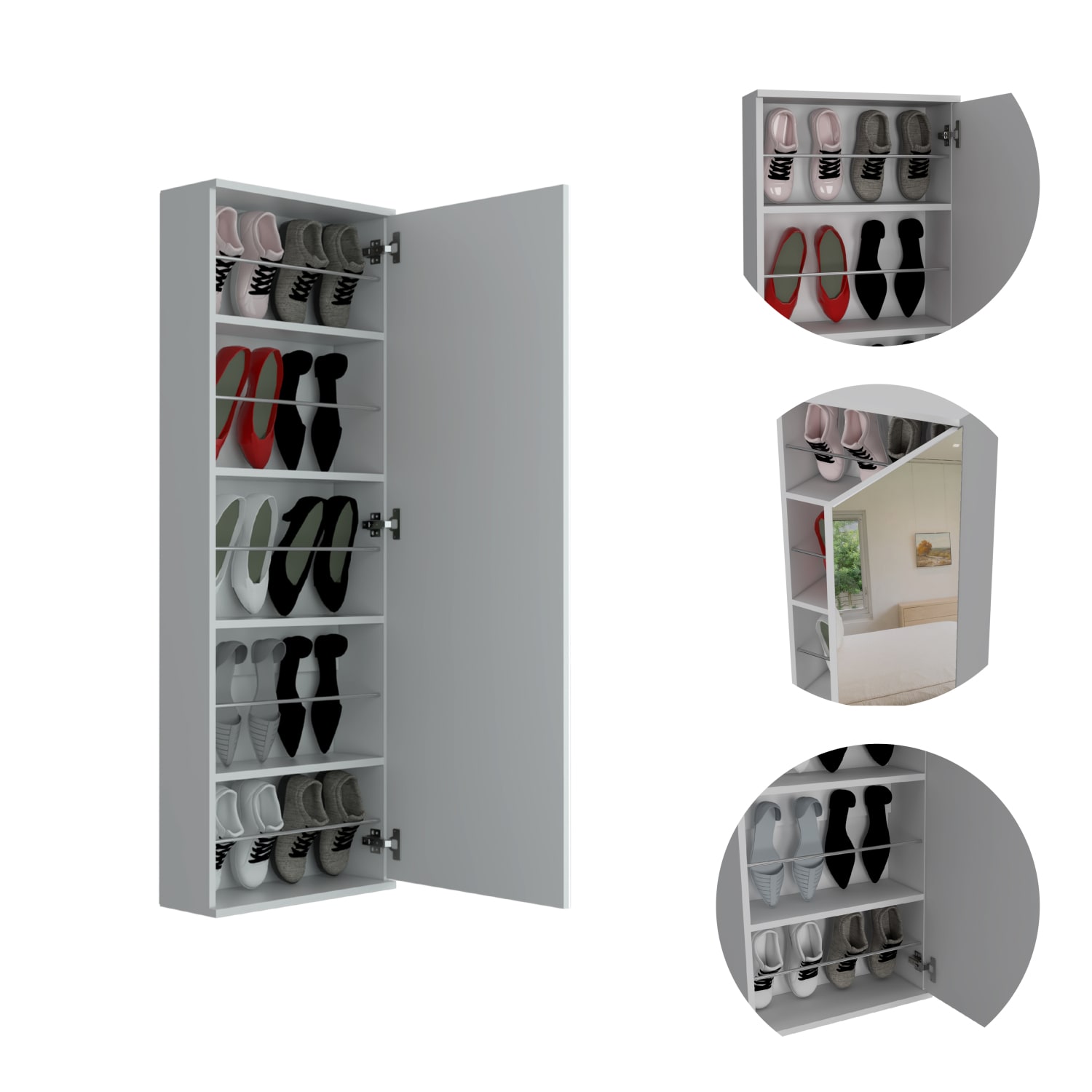 Streamdale Furniture B07091928 Shoe-Racks - View #3