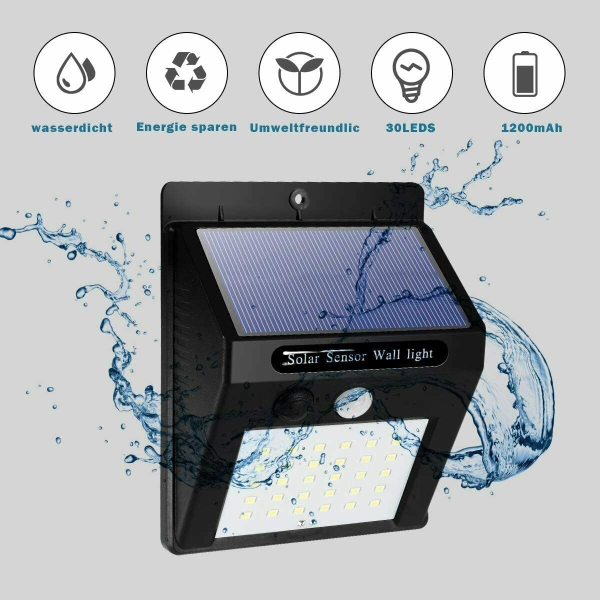 WELLFOR DZJ24165 Outdoor-Wall-Lighting - View #2