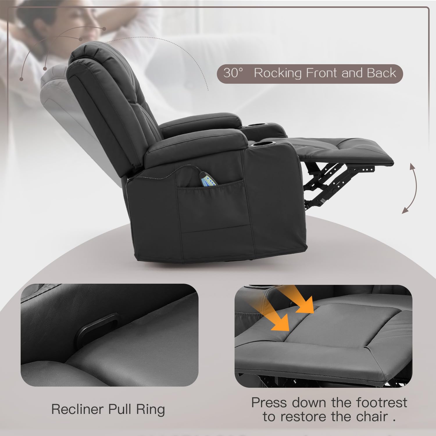 AECOJOY 13096UBK-LS01 Sofas-Loveseats - View #5