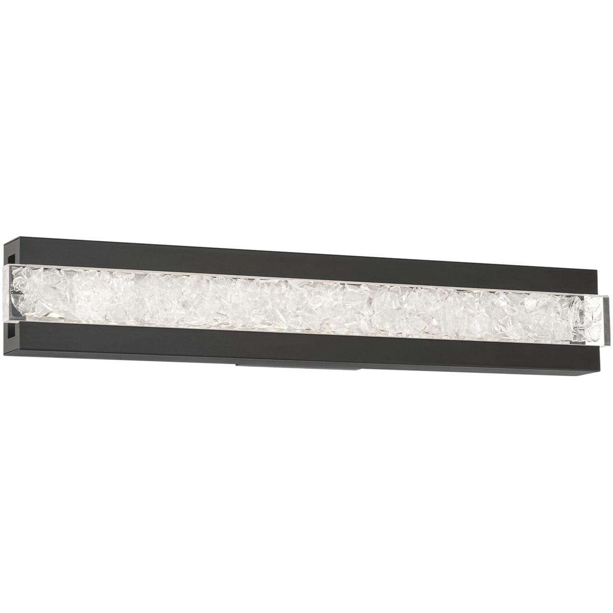 Modern Forms 2680151 WS-14428-BK Posh 1 Light 29 inch Black Bath Vanity Light Wall Light