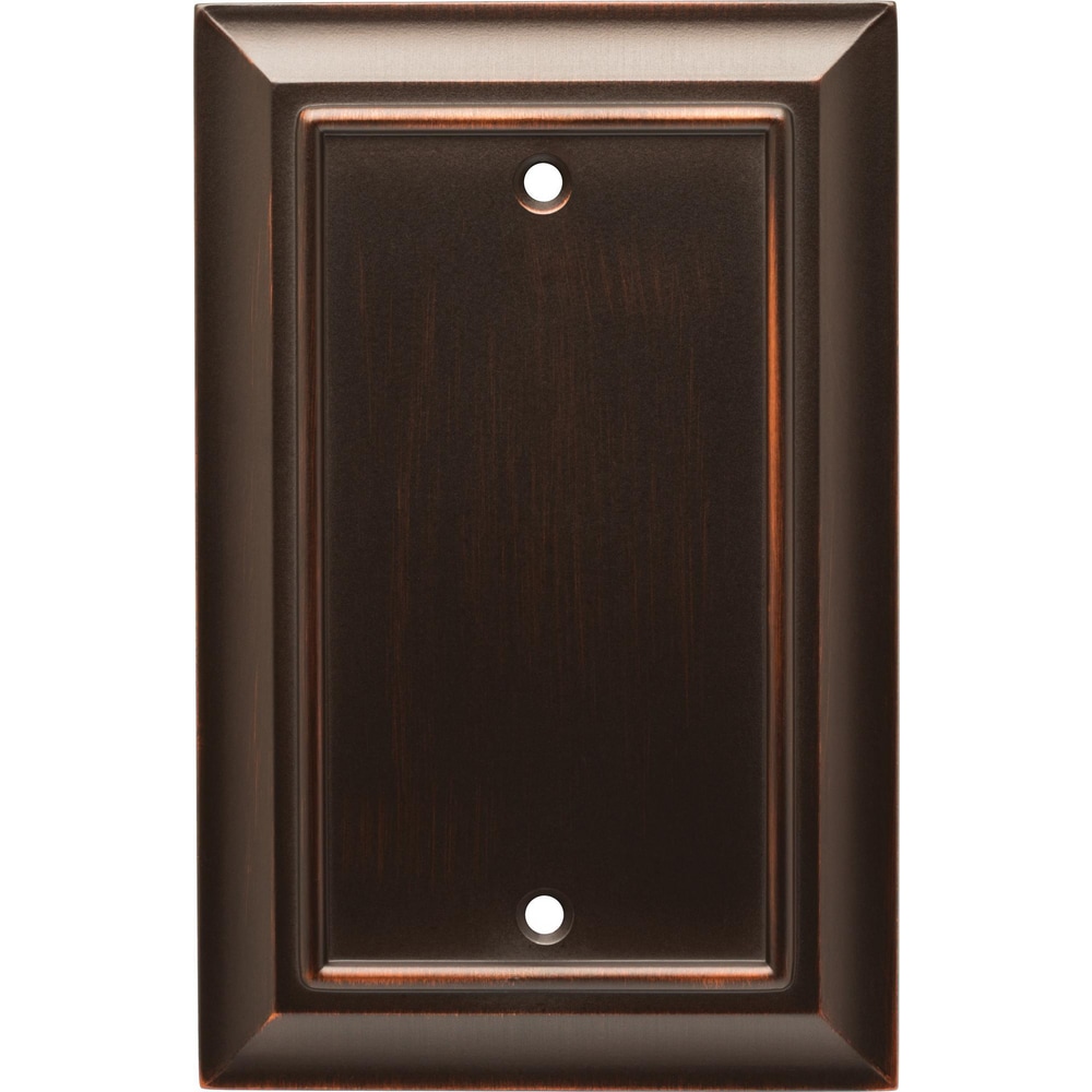 Brainerd W18195-BZM-UC Architectural 1 -Gang Standard Size Bronze Matte Natural fiber Indoor Blank Wall Plate