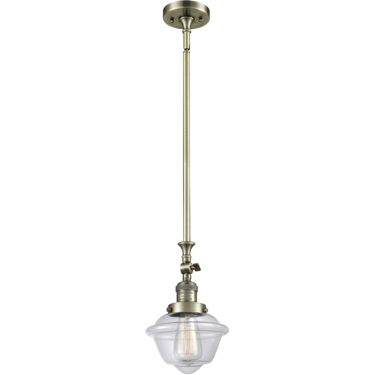 Innovations Lighting 1357629 206-AB-G532 Franklin Restoration Oxford Mini Pendant