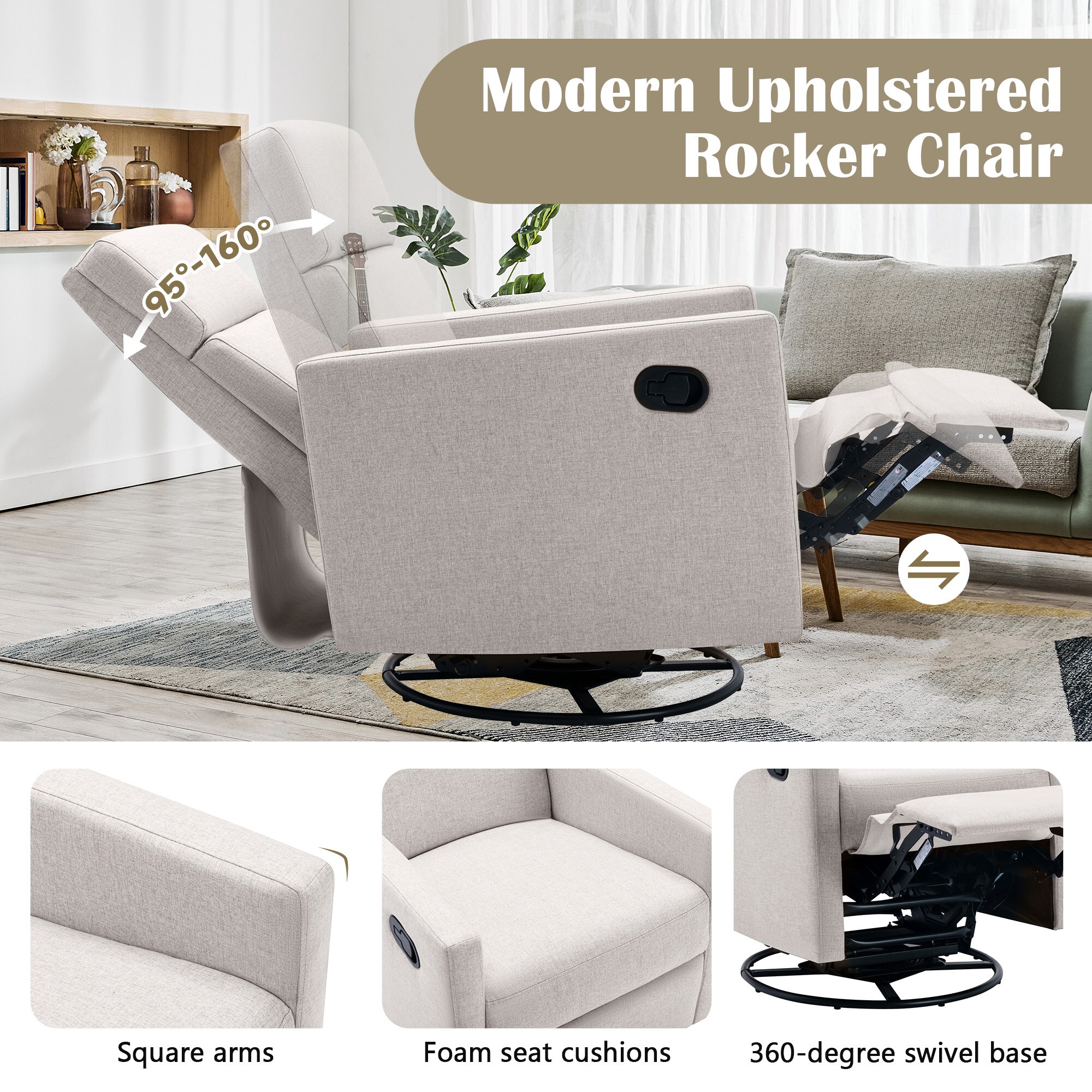 modern swivel recliner chairs