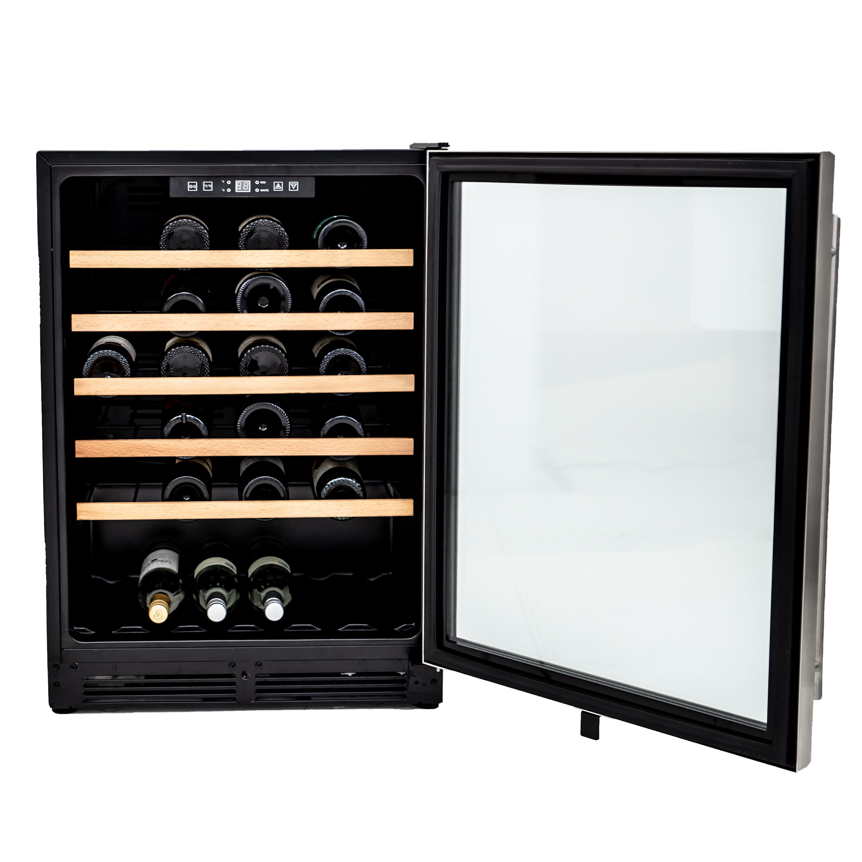 Avanti 23.5-in W 51-Bottles Stainless Steel Built-In /freestanding ...