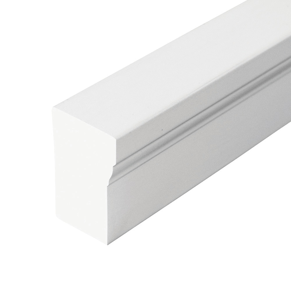 Royal Building Products 1-1/4-in x 2-in x 10-ft Unfinished PVC