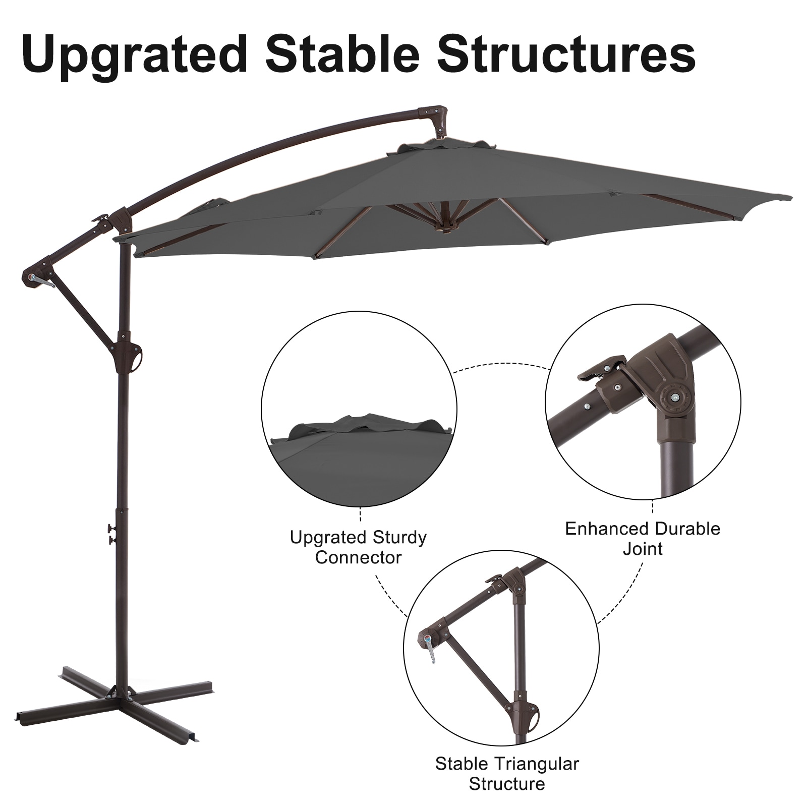JEAREY JE-EDXJS-10FT-GR Umbrellas-2 - View #3