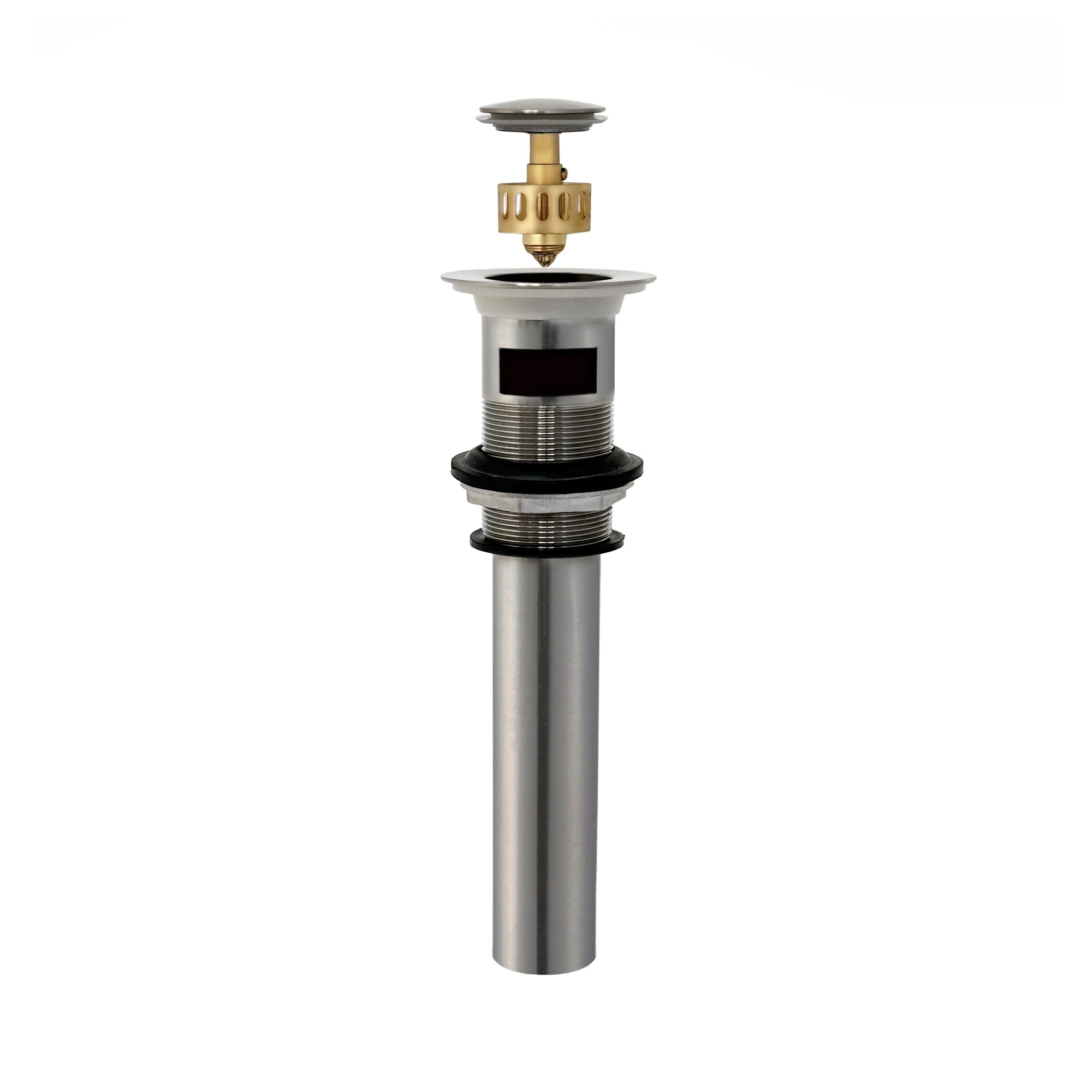 Stylish D-700B Pop-Up Drain Brushed nickel Bathroom Sink pop up drain