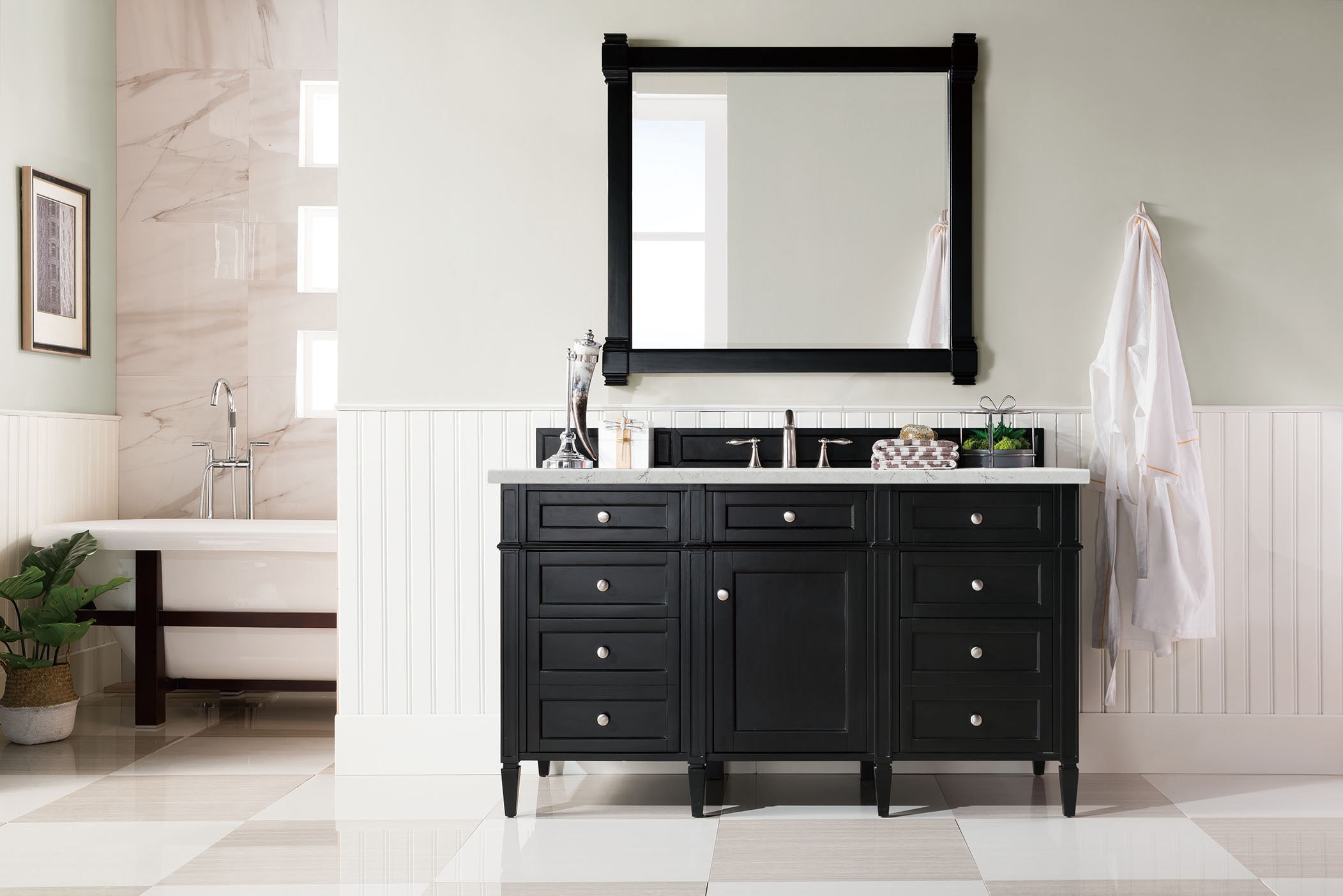 James Martin Vanities 650-V60S-BKO-3EJP Bath-Vanity-Combo - View #3