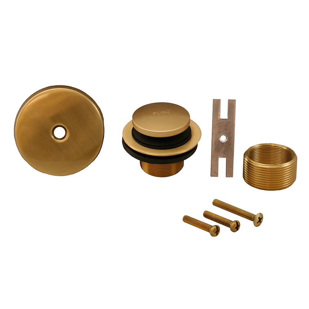 Jones Stephens B5161BB 1-1/2-in Toe Touch Brushed Bronze Pop-up drain Drain