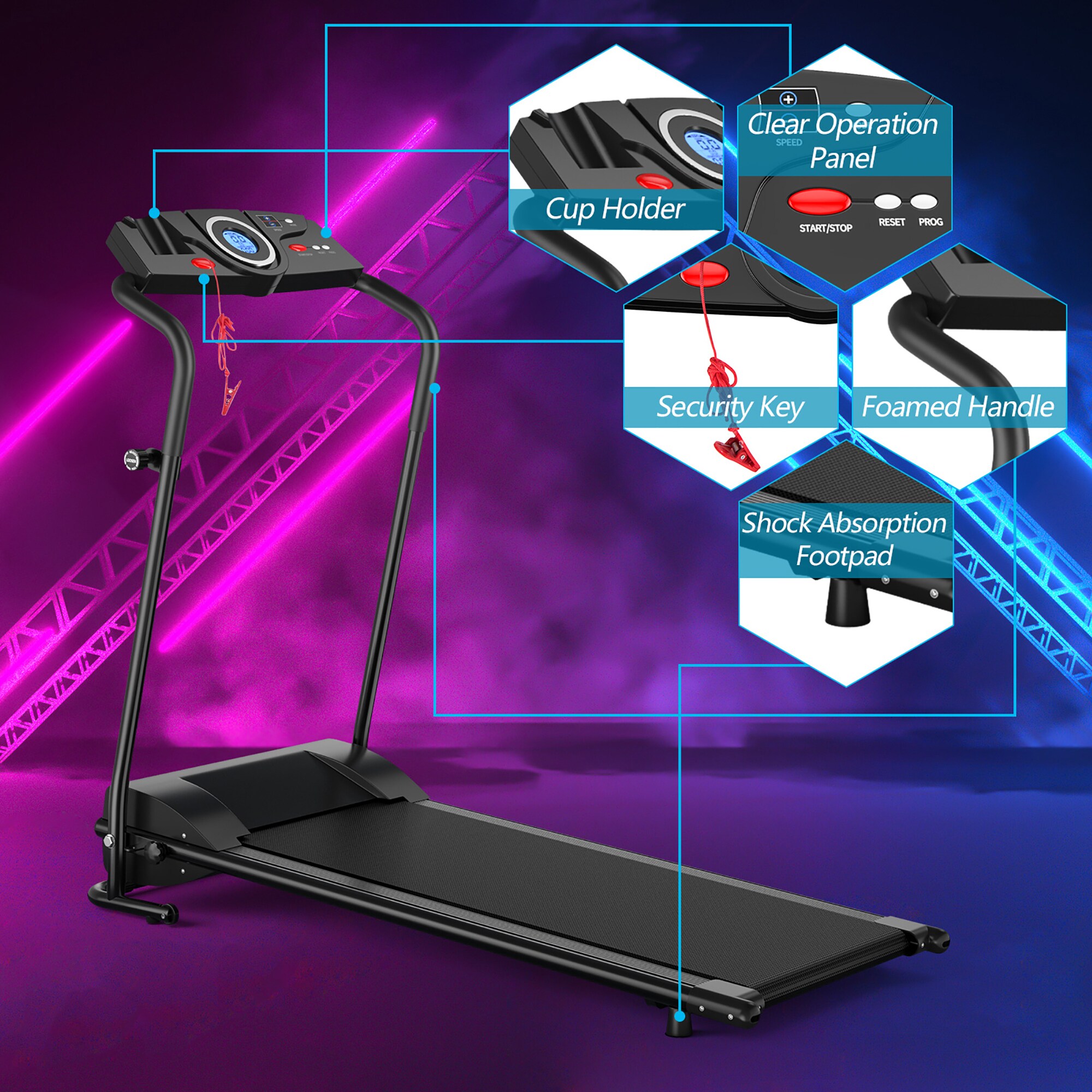 Costway SP36162 treadmills - View #9