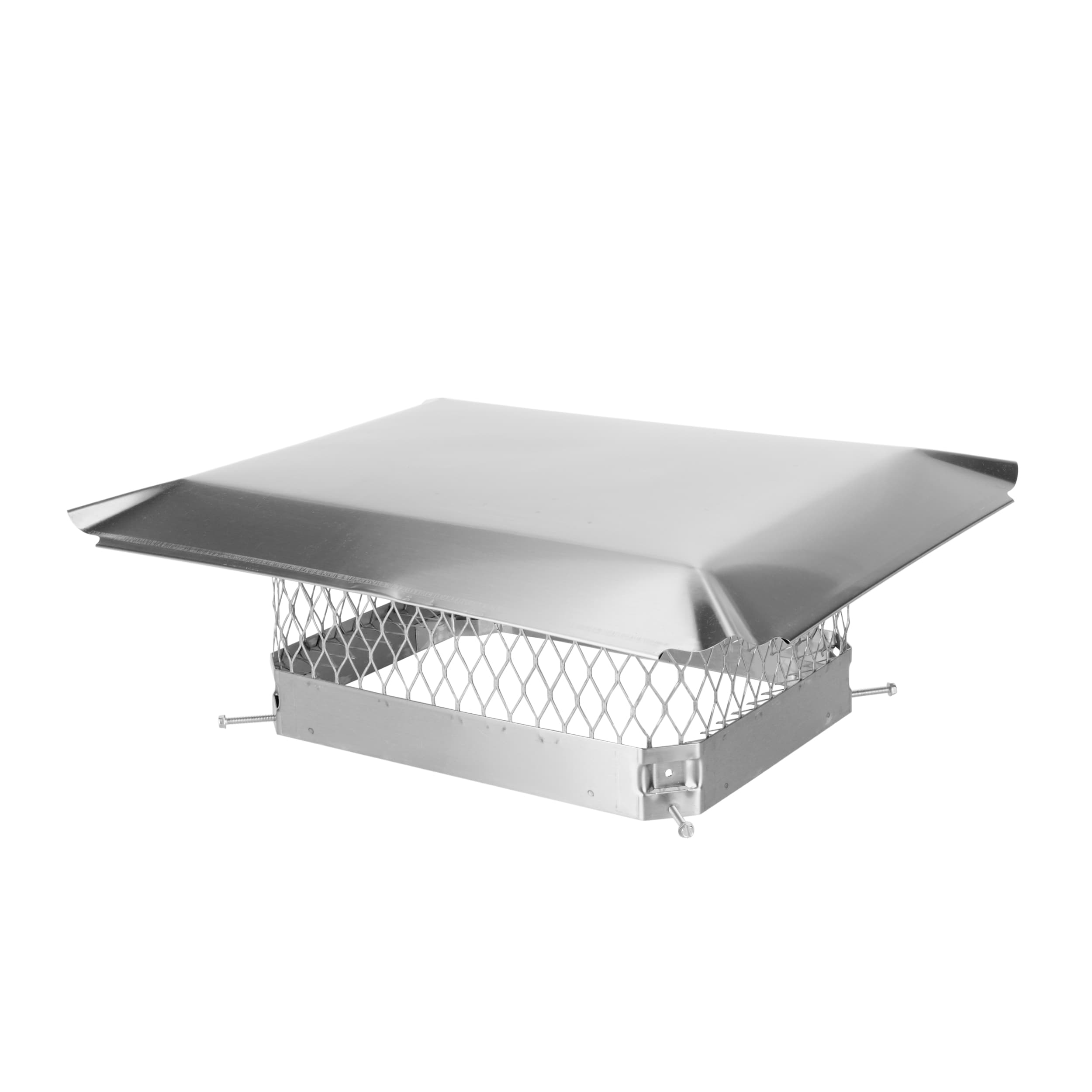 Draft King SS1216U 12.0-in W x 16.0-in L Stainless steel Stainless steel Rectangular Chimney Cap