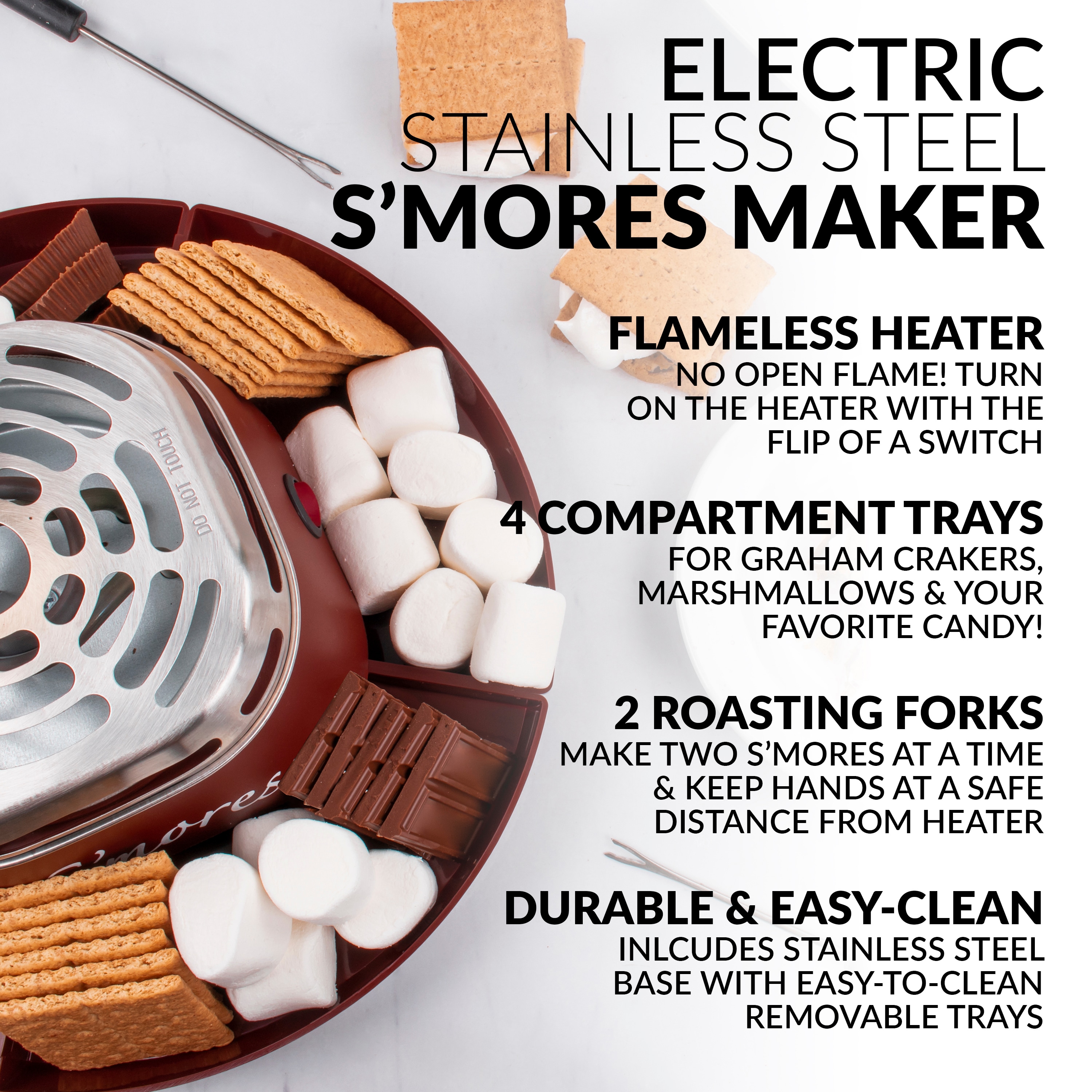 This Electric S'mores Maker Lets You Bring Outdoor Fun Indoors