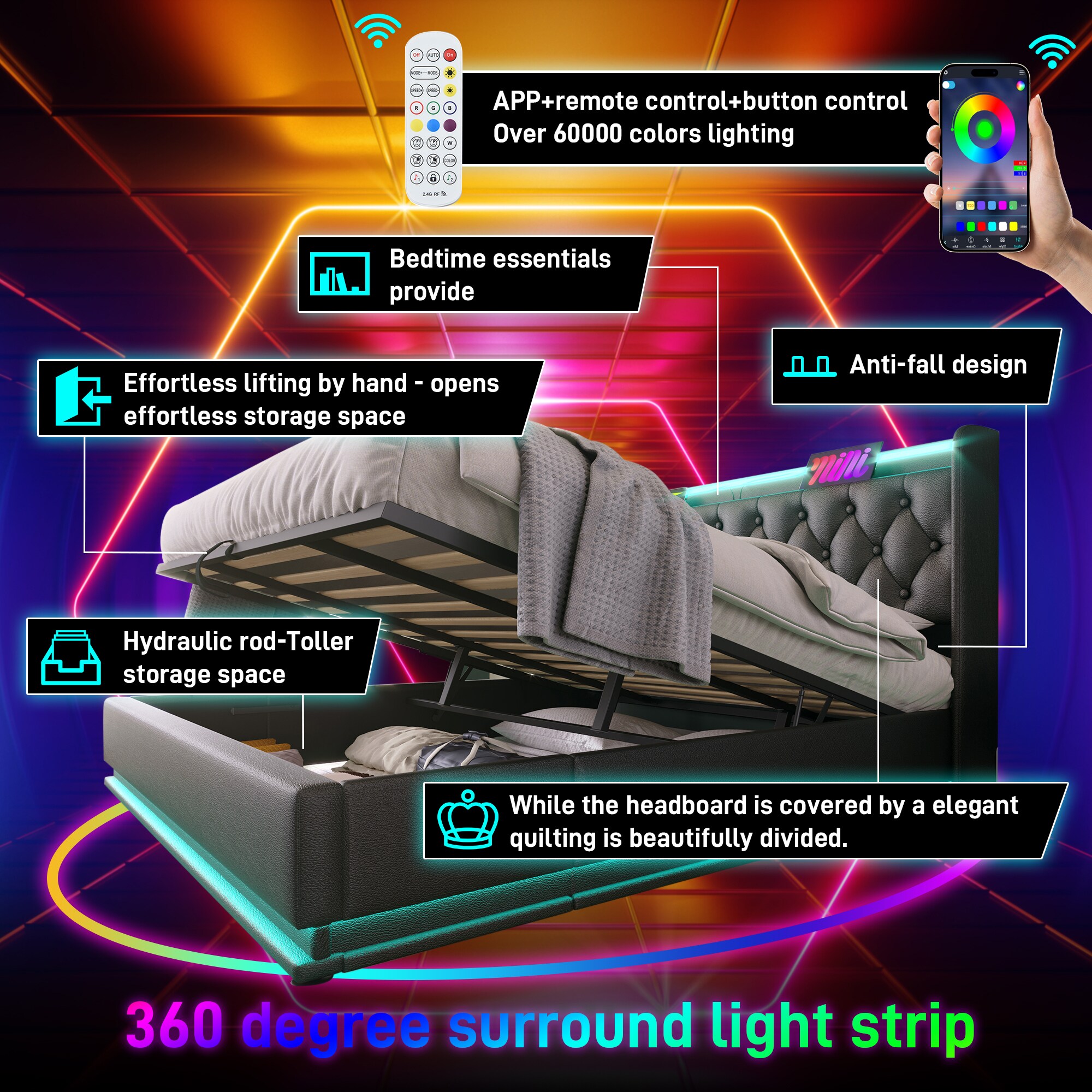 SINOFURN SYC470014BK beds - View #8