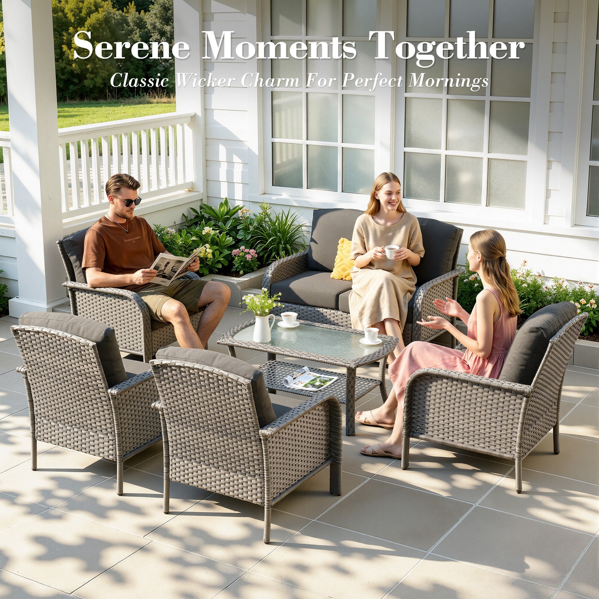 weaxty HMBYM307BRS103 Patio-Conversation-Sets - View #2