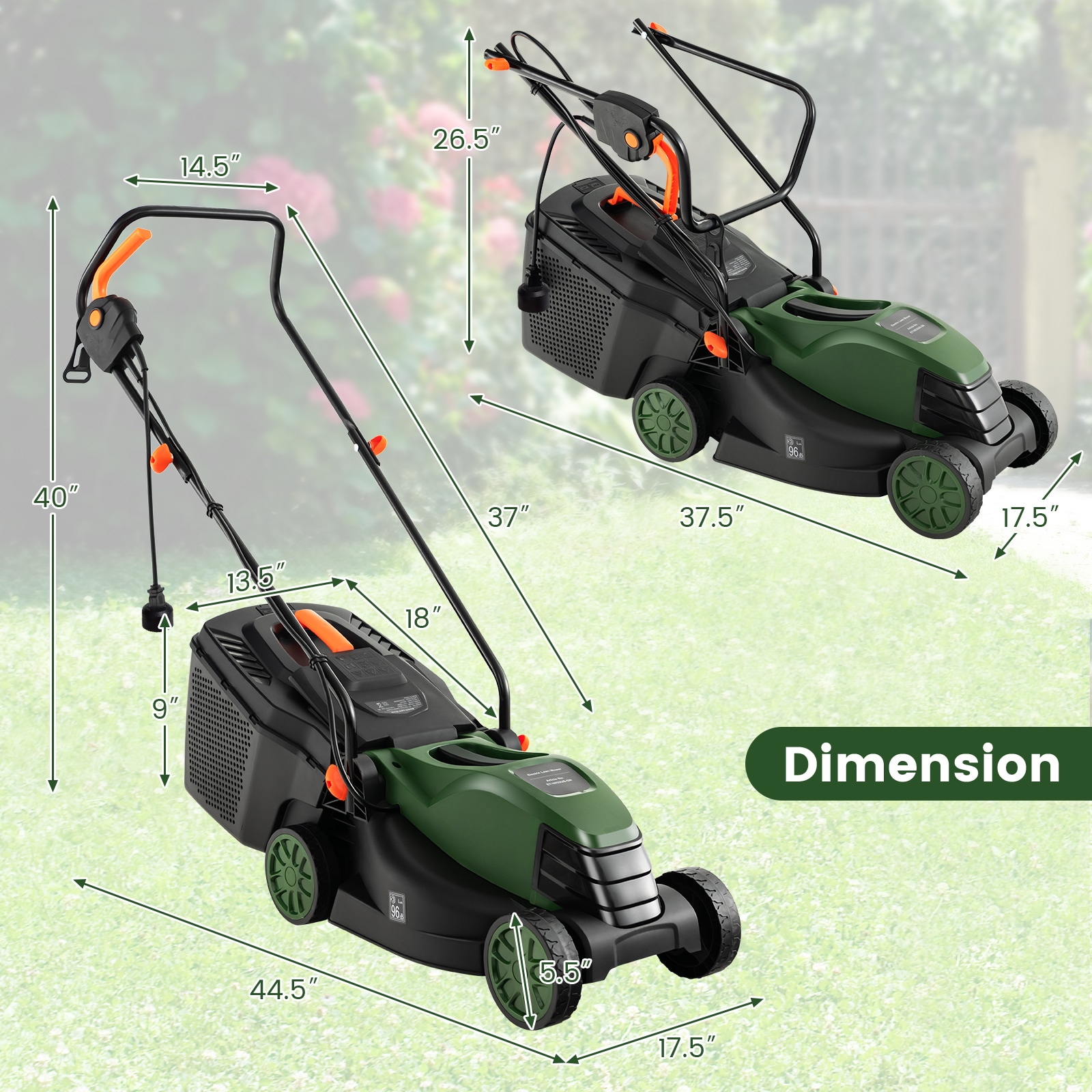 Slickblue D-CO-NG-SU33001TE Push-Mower-Electric - View #4