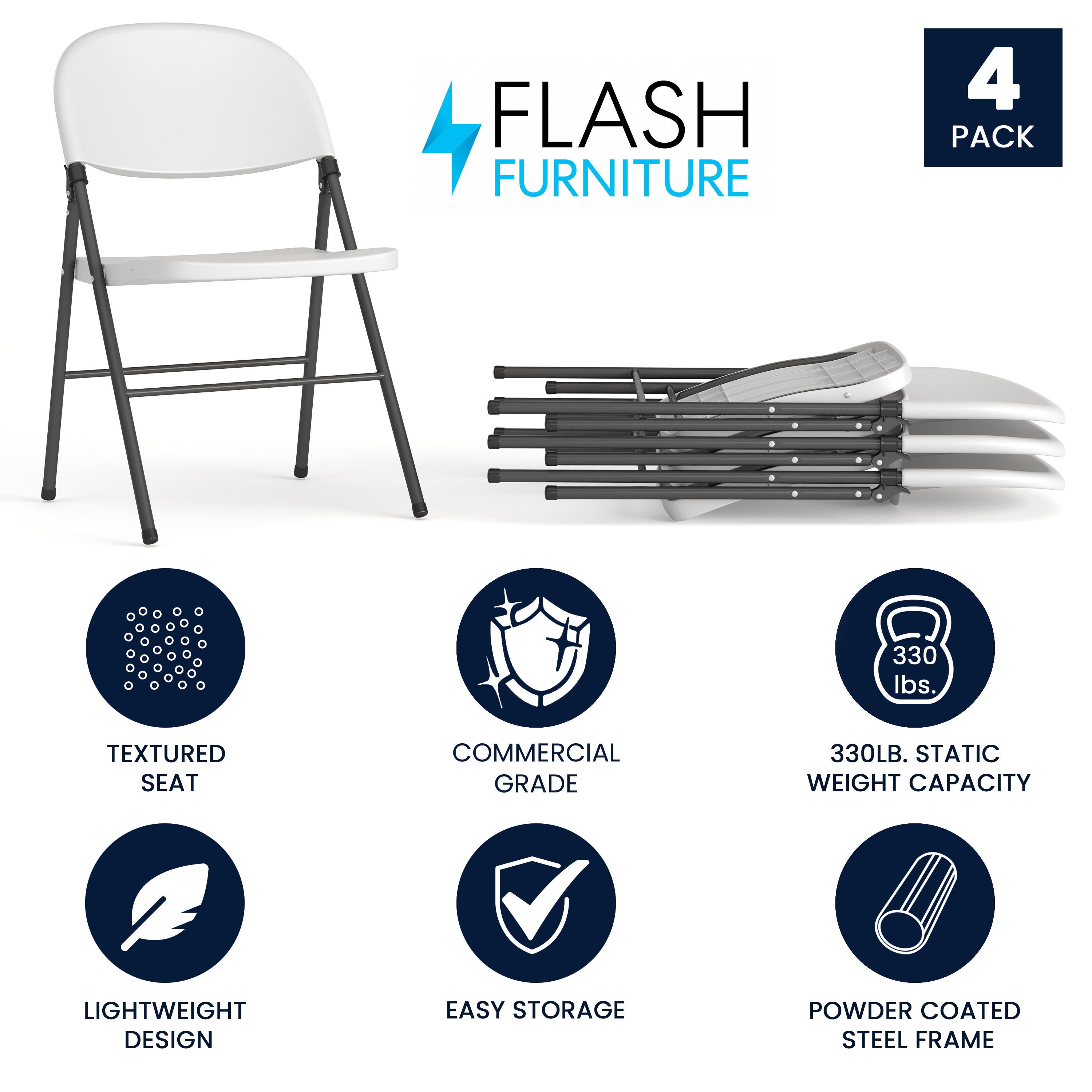Flash Furniture 847254062763 Folding-Chairs - View #2