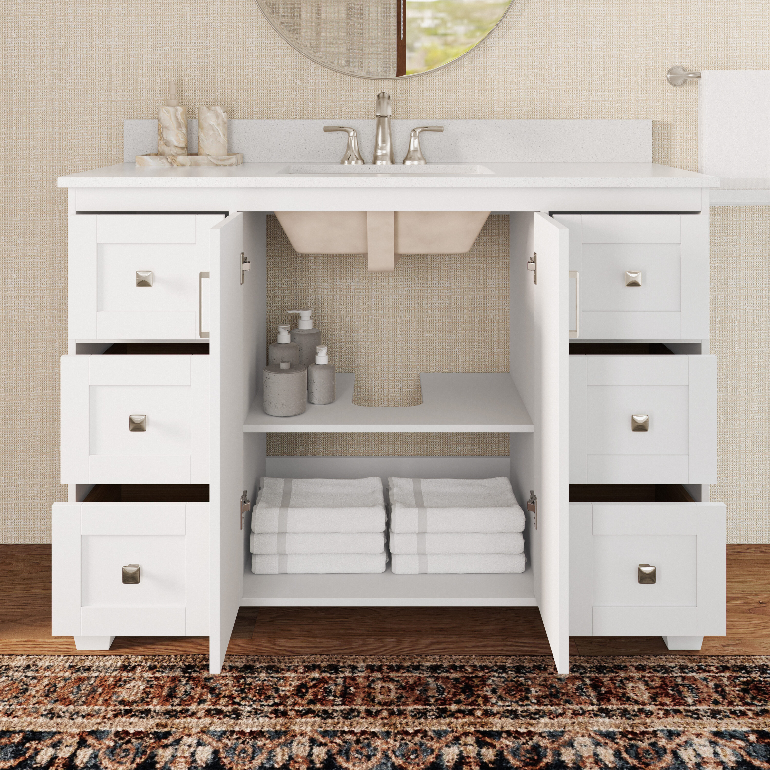 allen + roth LWS48GBV Bath-Vanity-Combo - View #5
