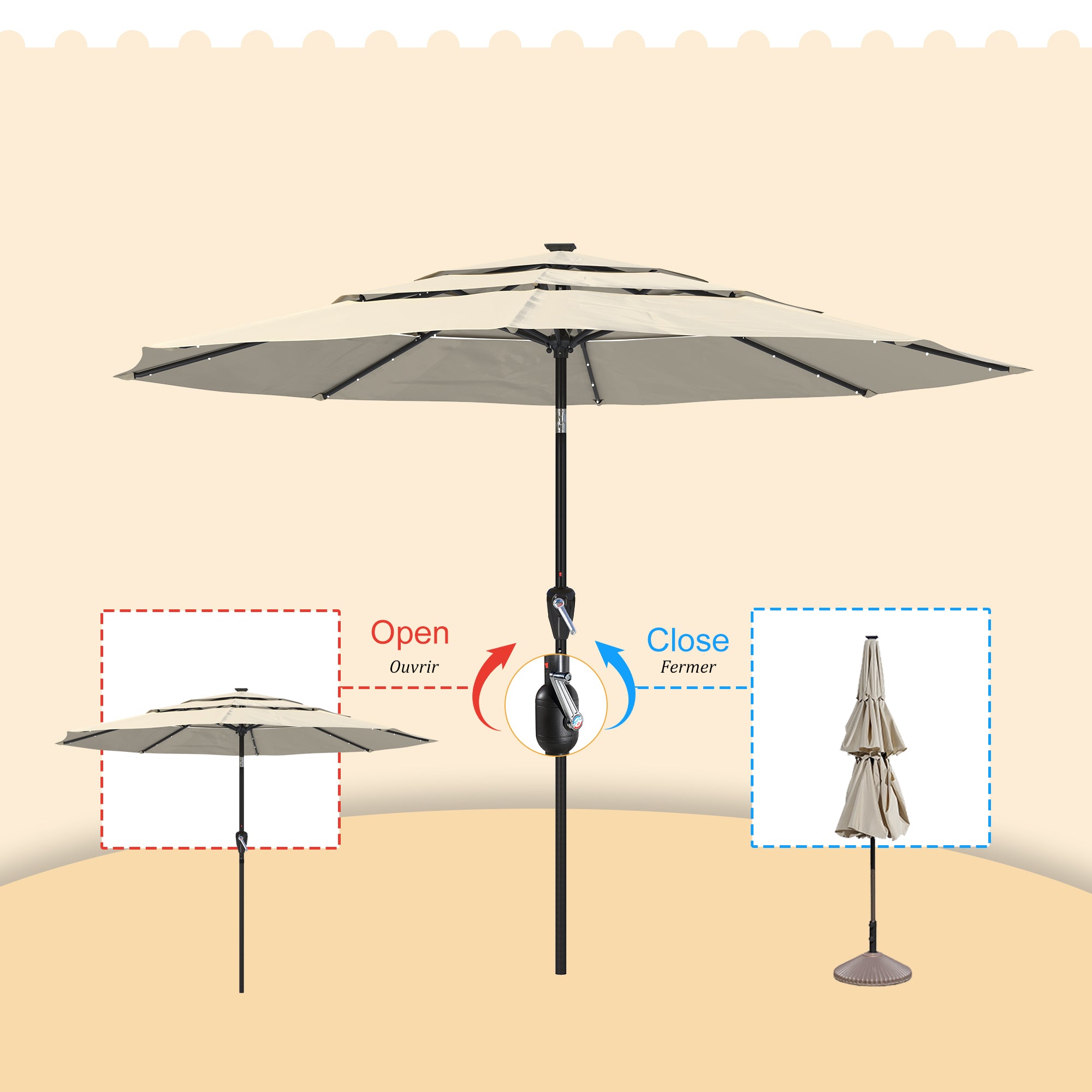Boyel Living BOHT113LED-TN Umbrellas-2 - View #8