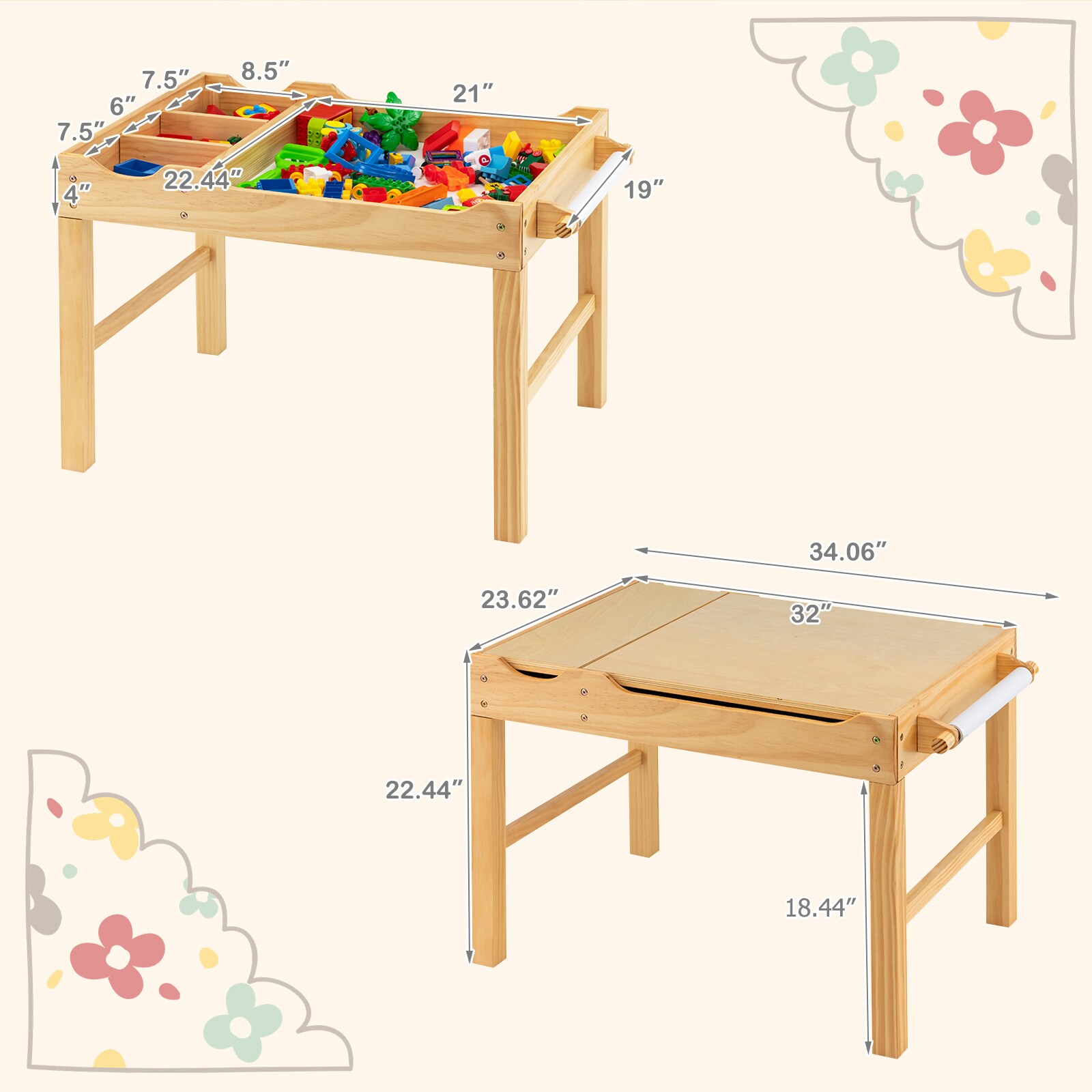 Slickblue D-CO-AN42001YU Kids-Play-Tables - View #3