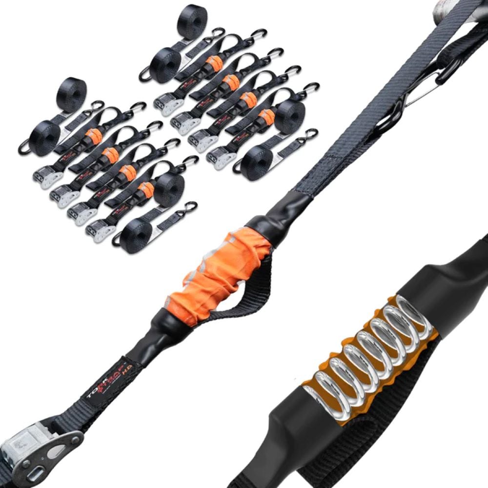 TORKSTRAP TSHD750-8P 1-1/2-in x 14-ft Cam Tie Down 2250-lb Break Strength (8-Pack)