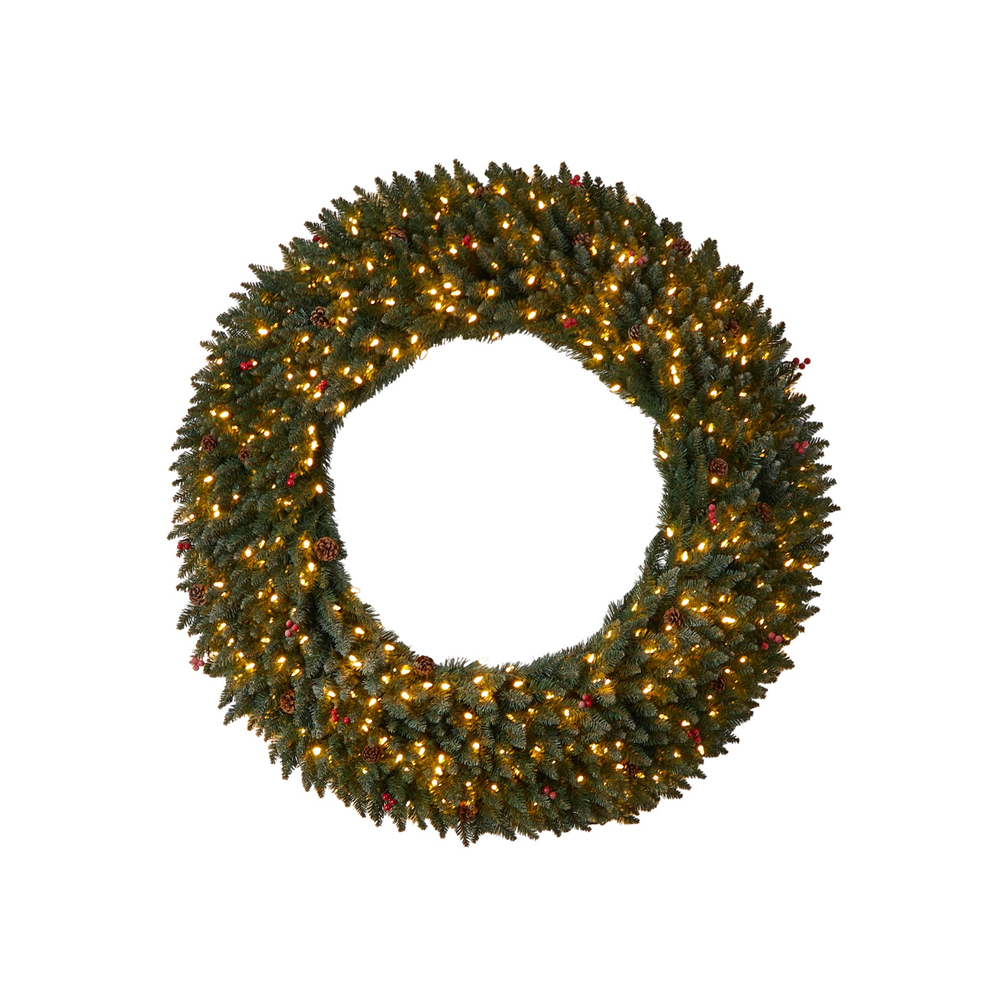 60 inch battery operated wreath