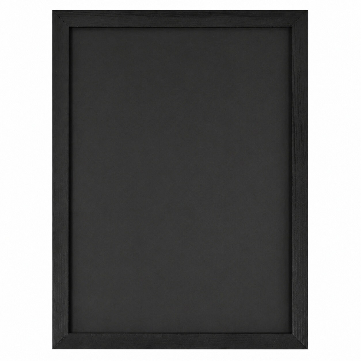 Etokfoks  17 7x23 6 in Magnetic Chalkboard with Solid Pine Wood Frame in Black for Home and Office Use