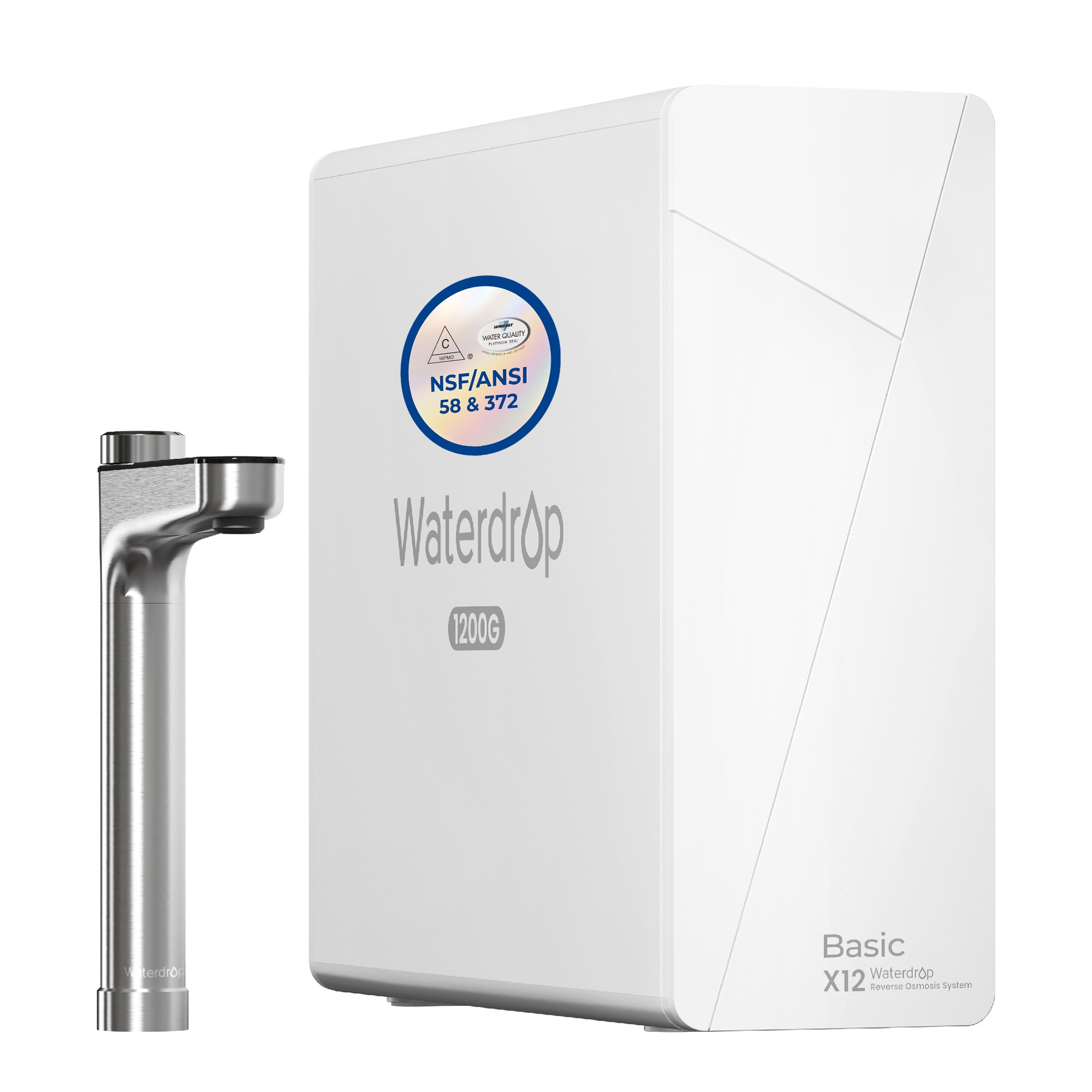 Waterdrop B-WD-X12-SC Reverse Osmosis System 9-stage Multi-method Reverse Osmosis Filtration System