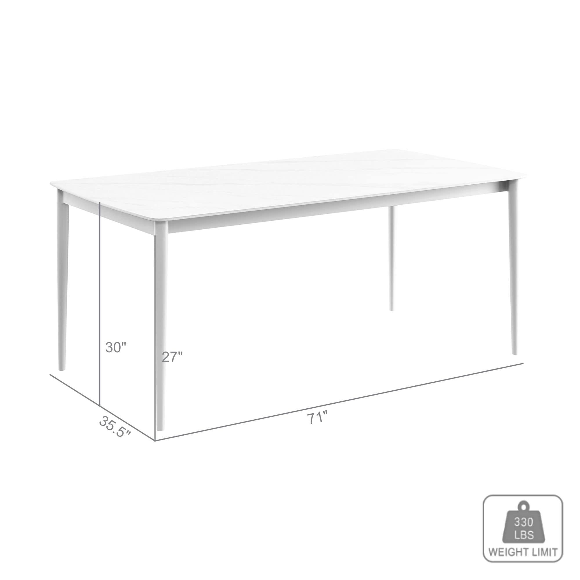 Armen Living LCRHDILGRY Patio-Tables - View #4