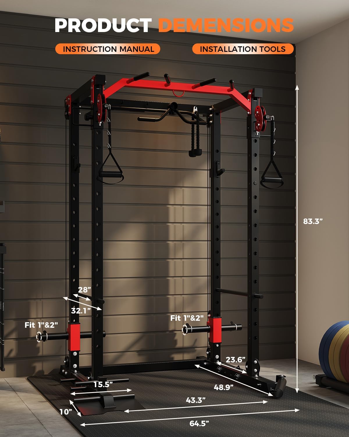 GAOMON LSPPJOK-BHYGAS8XD3 Lat-Pull-Down-Machines - View #6