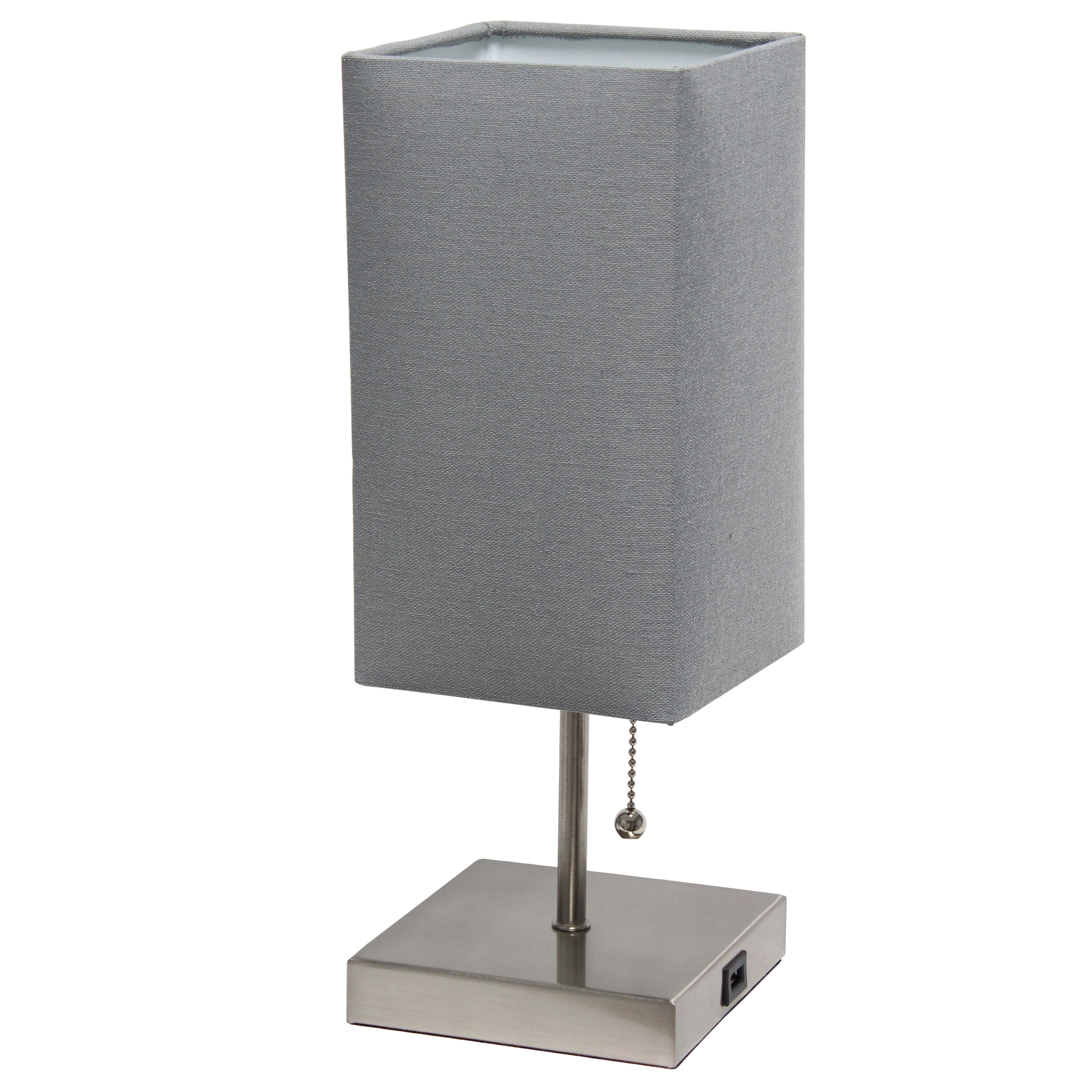 Simple Designs LT6001-GRY Table-Lamps - View #2