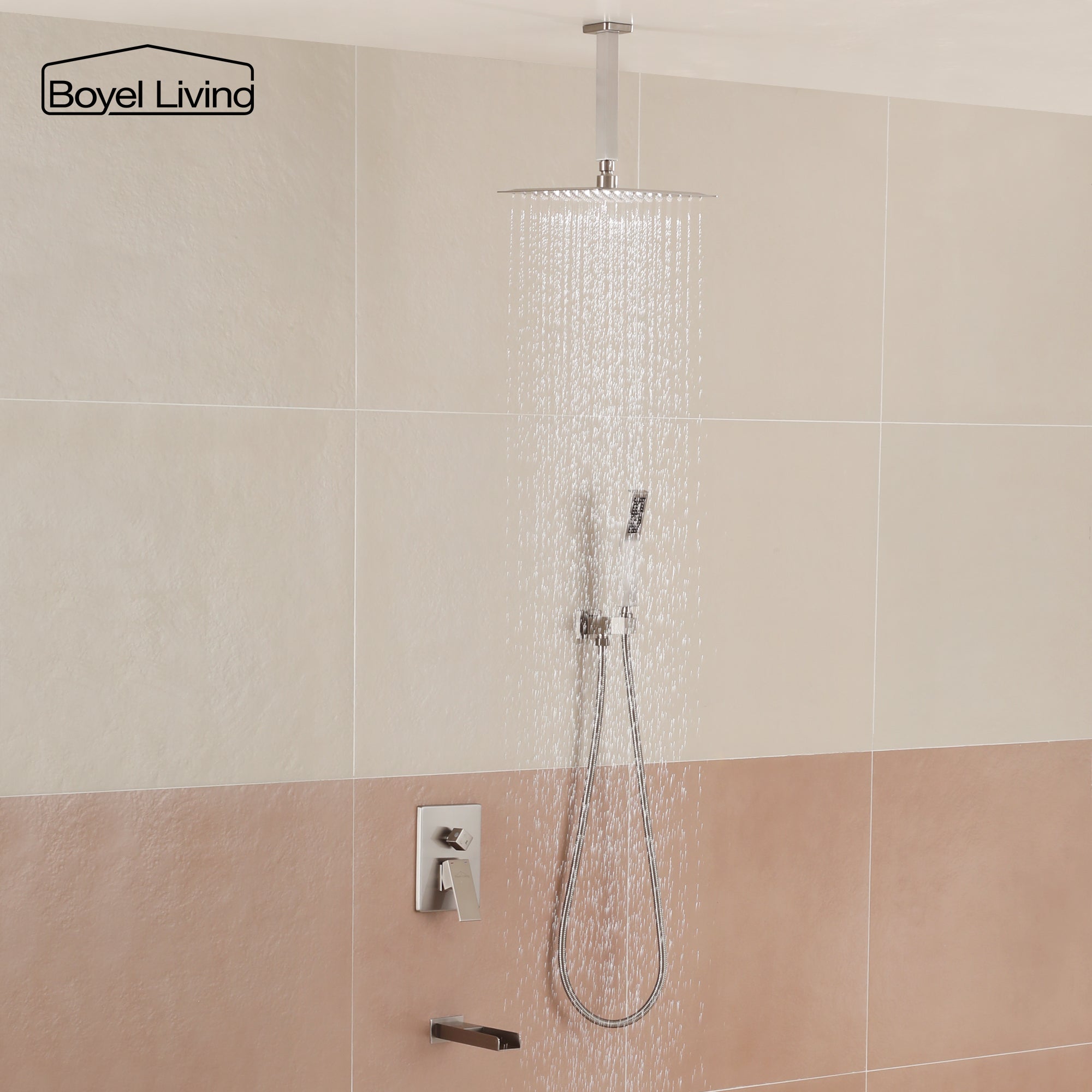 Boyel Living MS-A3809-10BN Showerhead-Bar-Panels - View #4