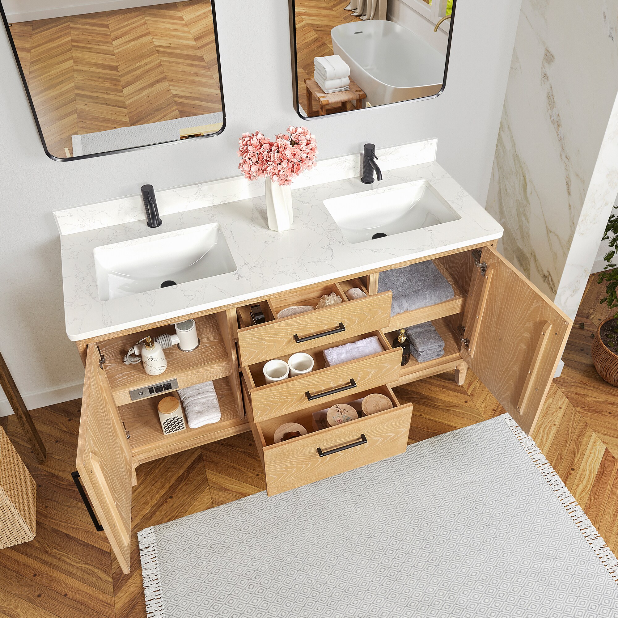 Vinnova 706760M-WA-GW Bath-Vanity-Combo - View #7