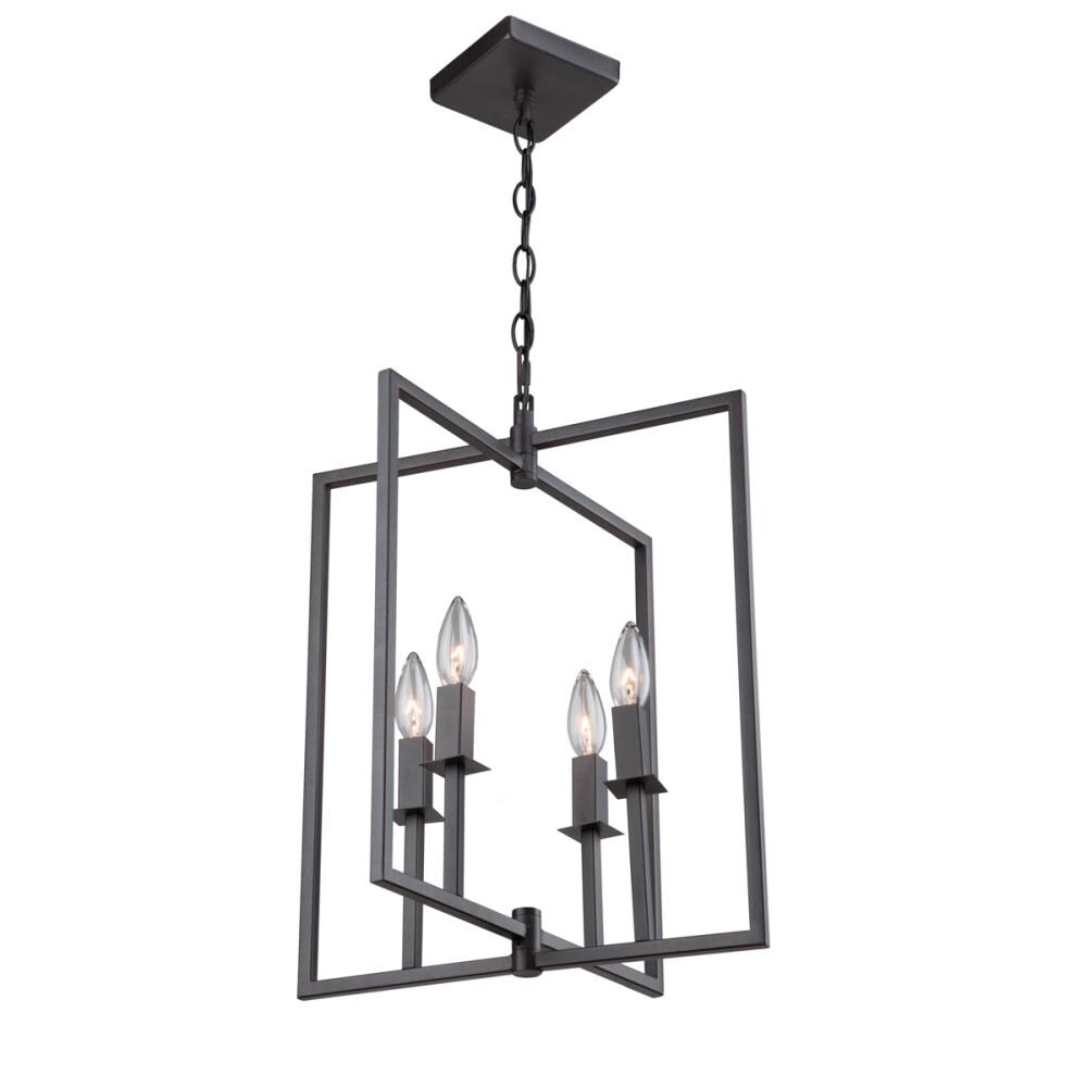 ARTCRAFT AC10720OB Allston 4-Light Oil-Rubbed Bronze Transitional Dry rated Chandelier