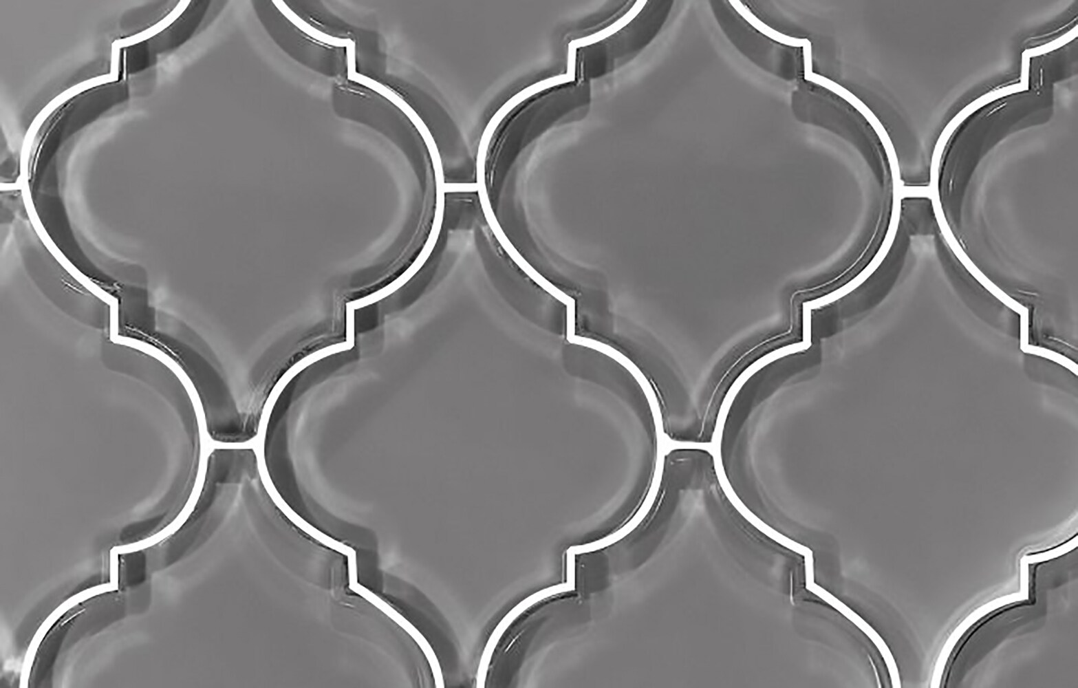 Abolos LWSMETBGLT-PE Metro 10-Pack Gray 12-in x 12-in Glossy Glass Patterned Wall Tile