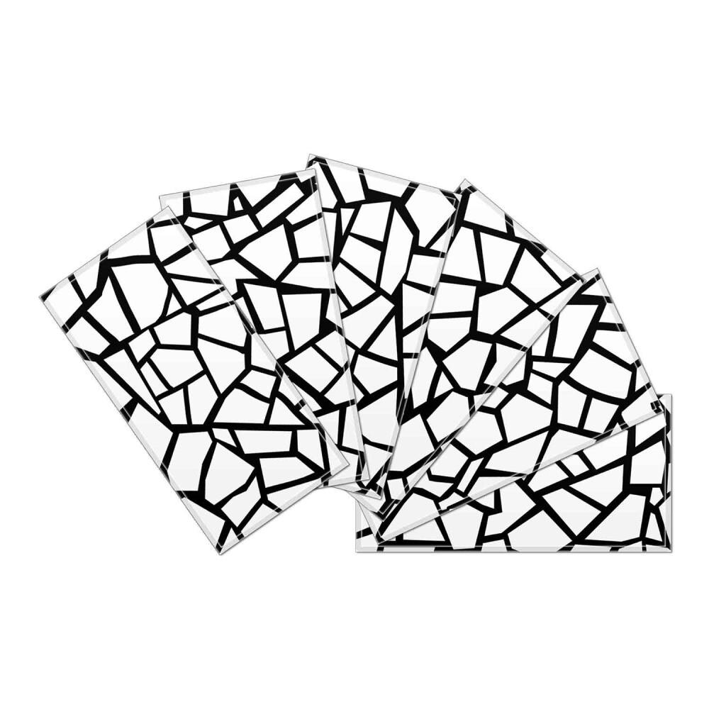Instant Mosaic 1430101 Upscale Designs 64-Pack Multicolor 3-in x 6-in Glossy Glass Random Wall Tile