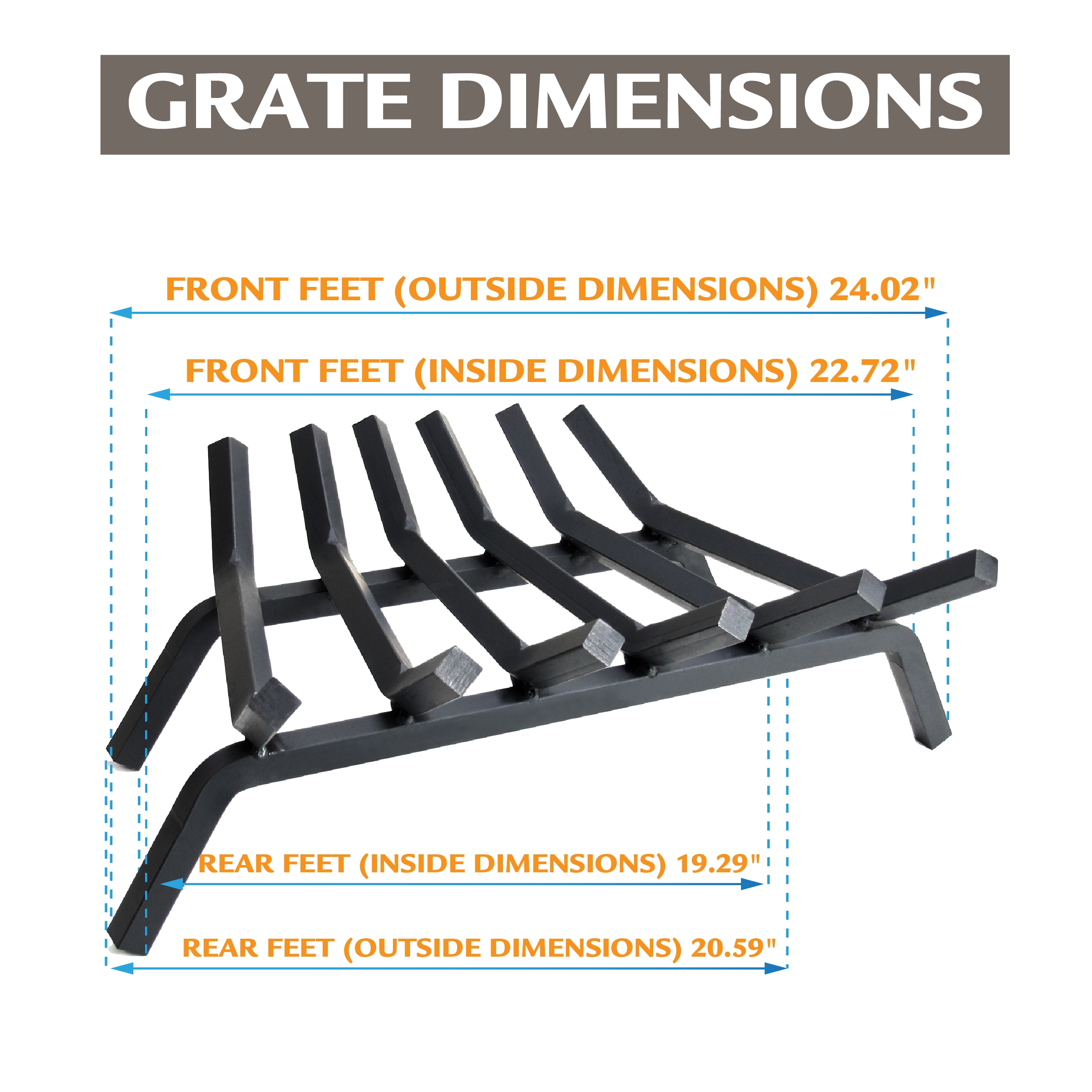 Pleasant Hearth BG7-246M Fireplace-Grates - View #7