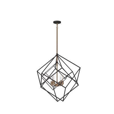ARTCRAFT Bradgate 60-Watt 22.25-in Matte Black and Harvest Brass Transitional Globe Only ARTCRAFT Bradgate 60-Watt 22.25-in Matte Black and Harvest Brass Transitional Globe Only