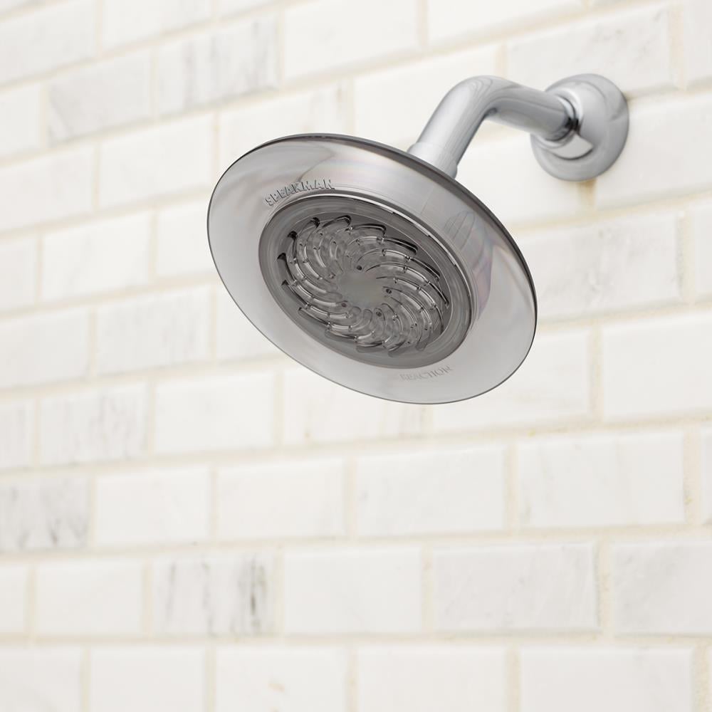 Smokey Gray Low Flow Fixed Shower Head with TempoFlo Technology